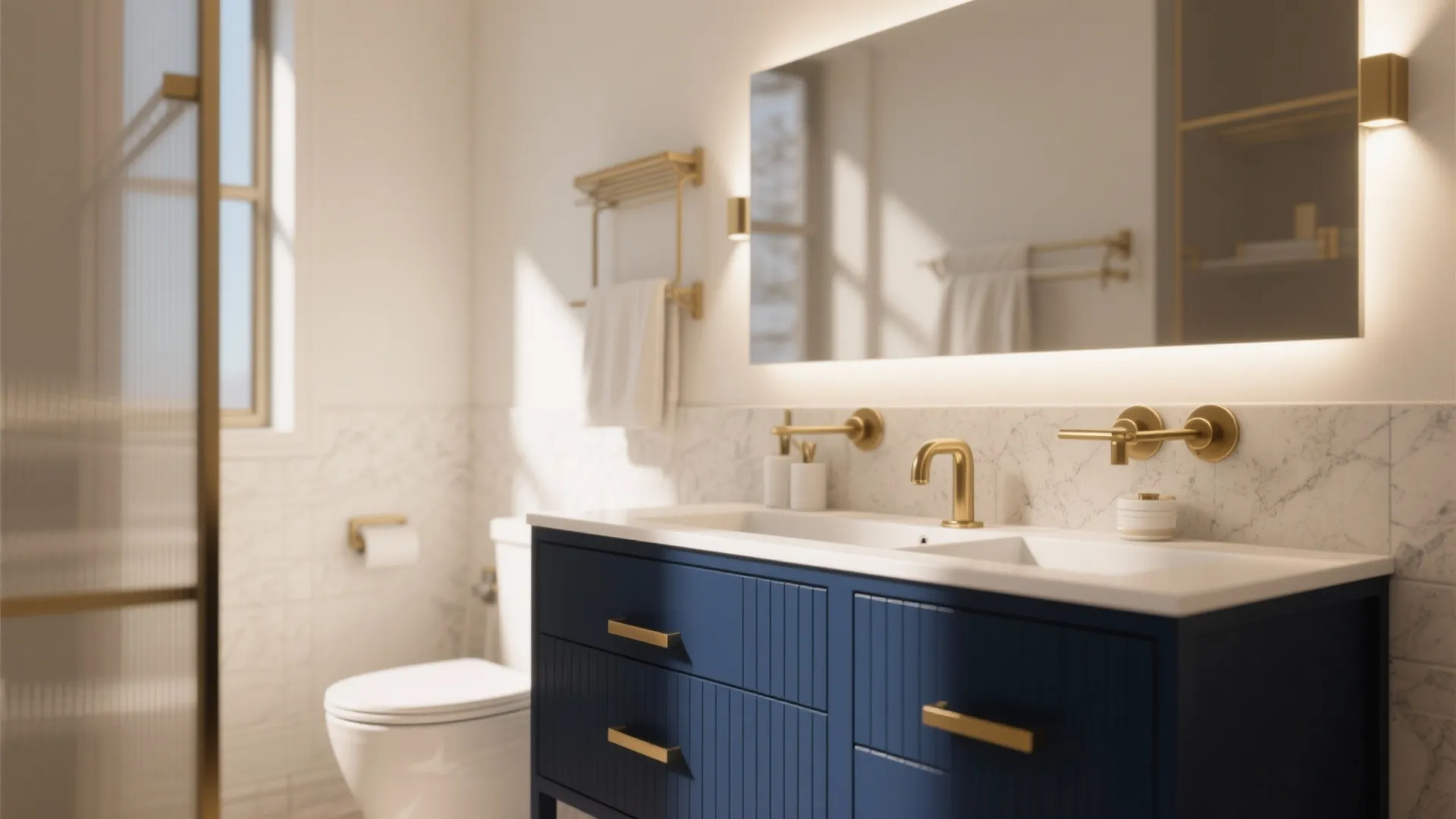 Bold Color Vanities