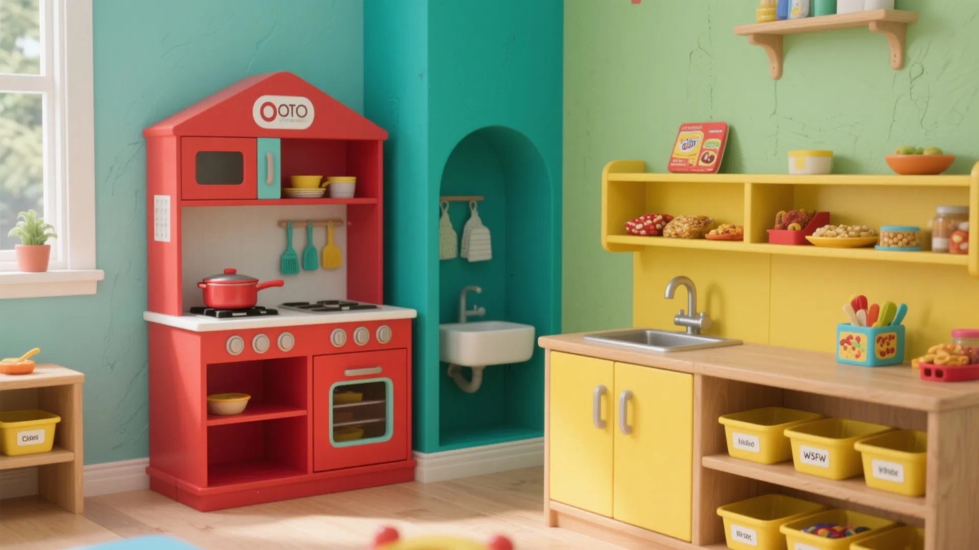 1. Bold color zoning