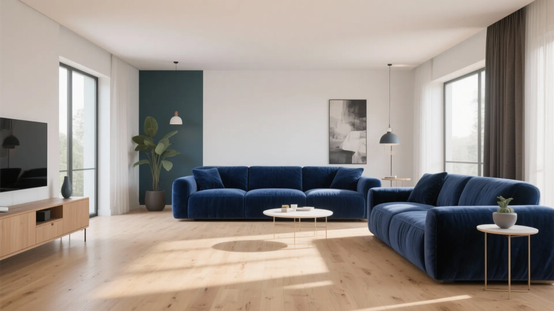 5. Contrast with Bold Furniture