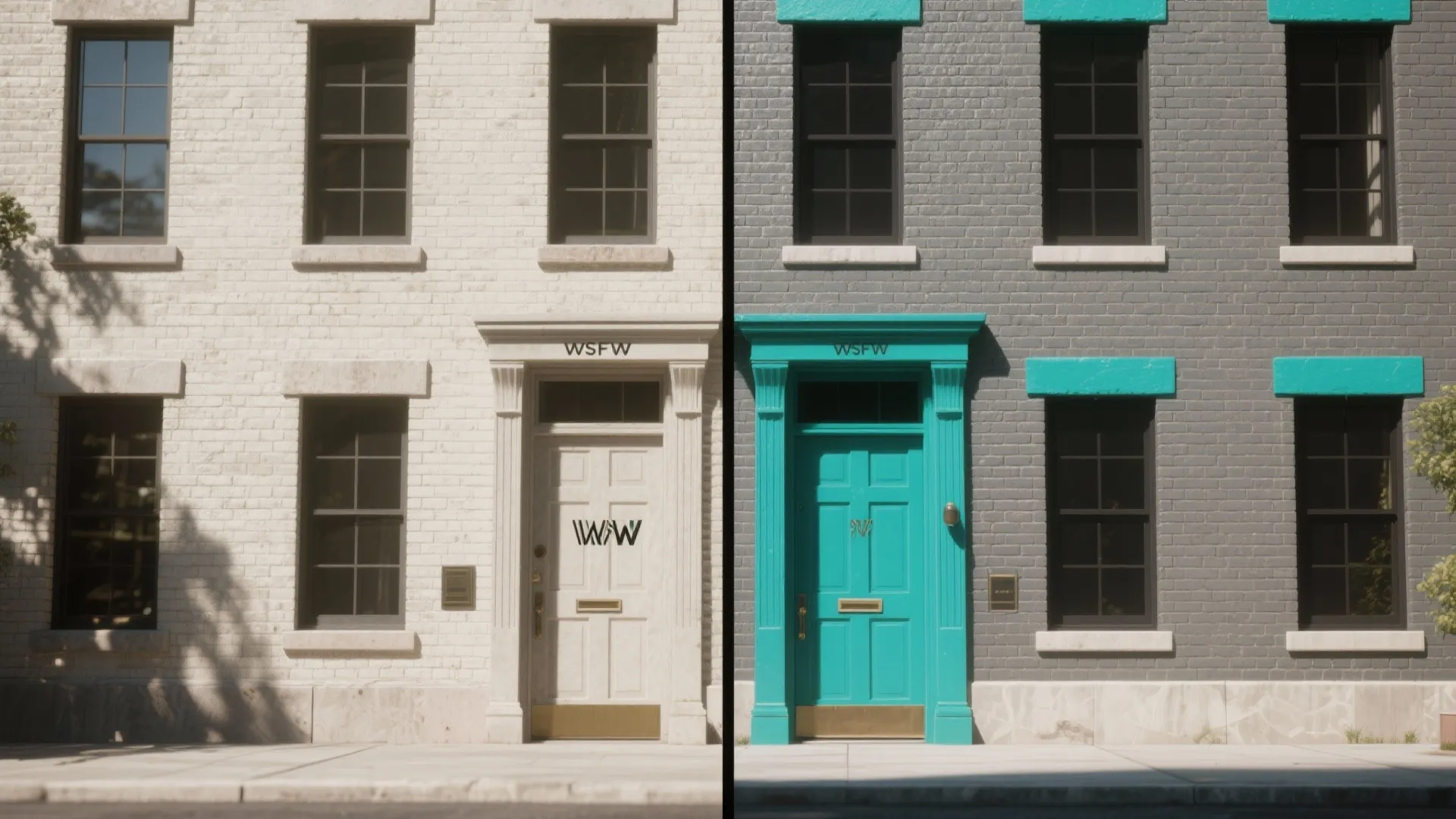 Bold Doors and Window Frames