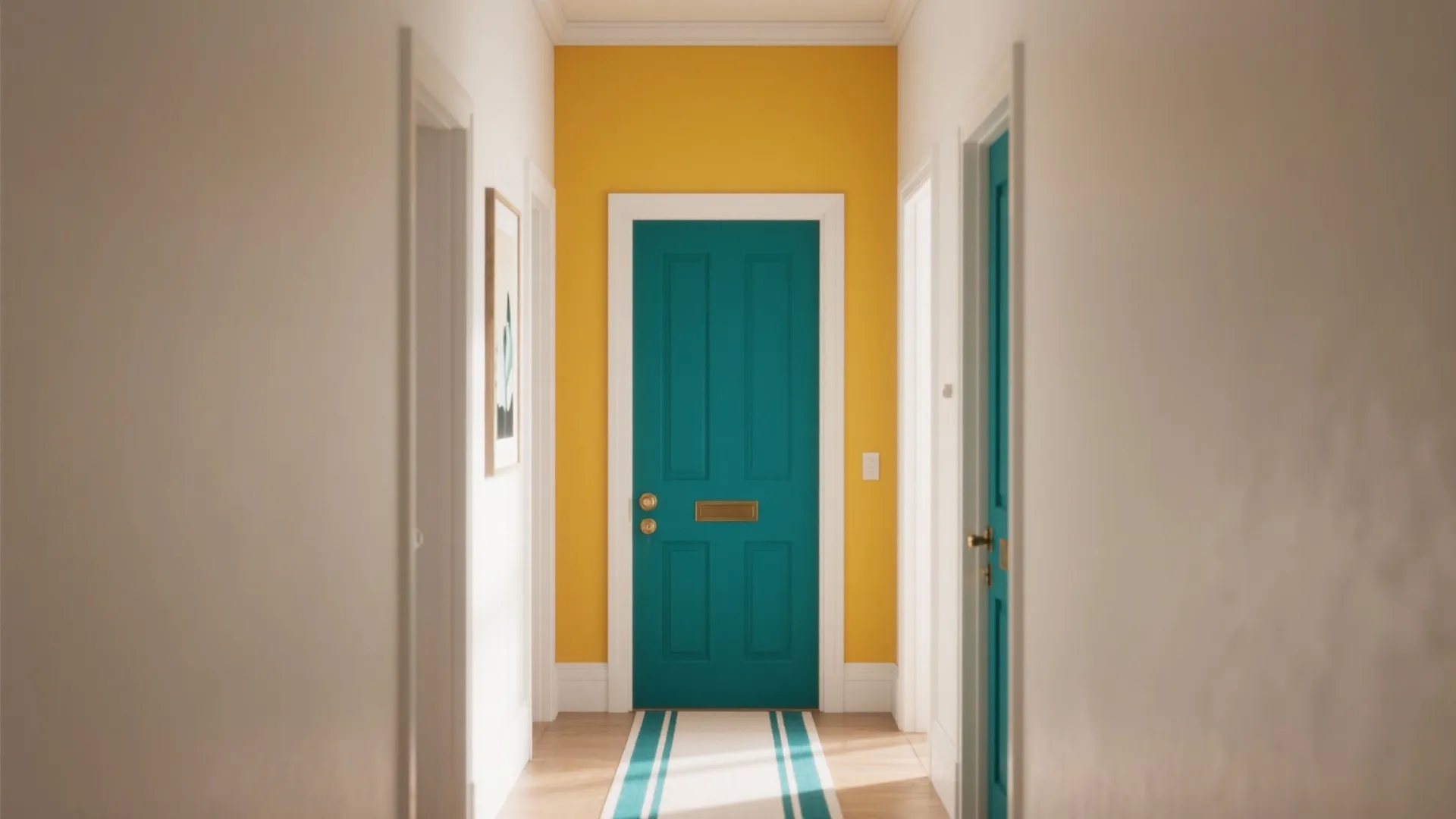 Colour Blocking and Bold Doors