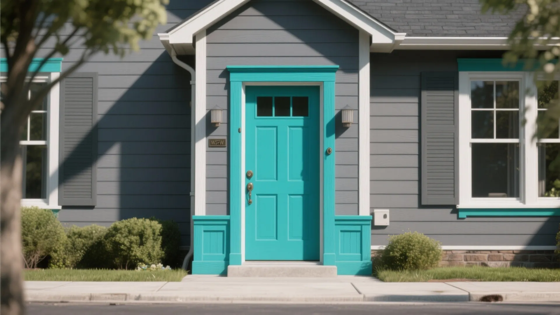 4. Bold Door and Trim Pops