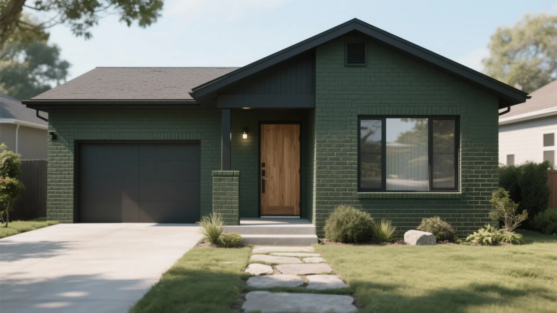 3. Bold exterior color to boost curb appeal