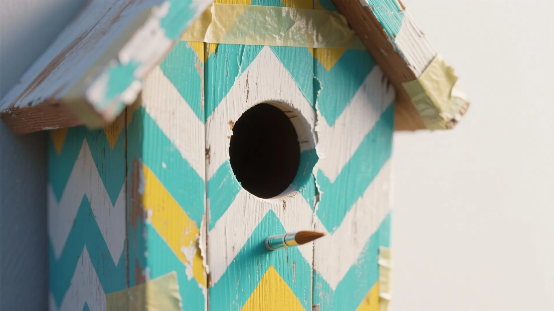 Bold Geometrics with Painter’s Tape