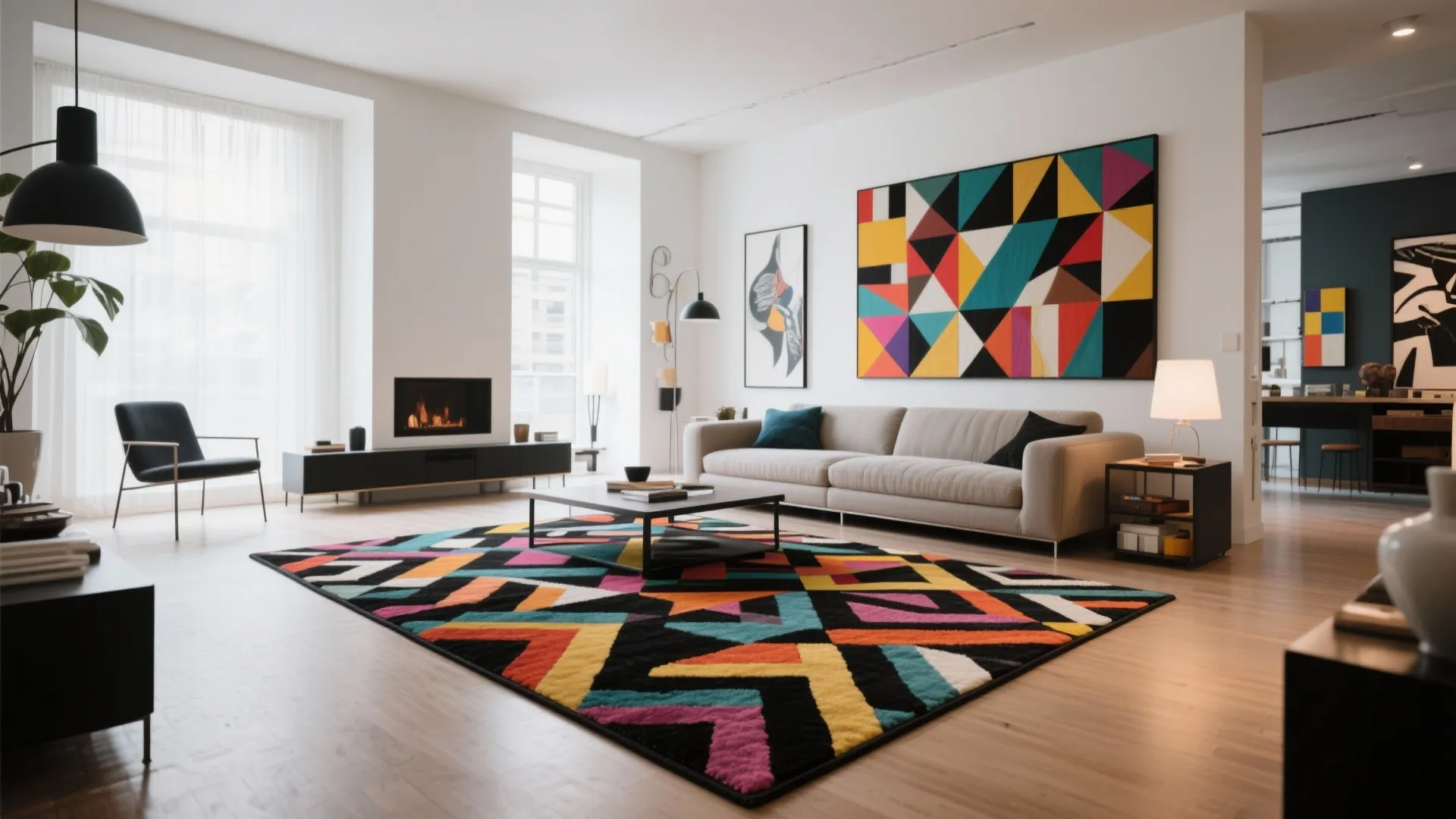 2. Bold Geometric Prints