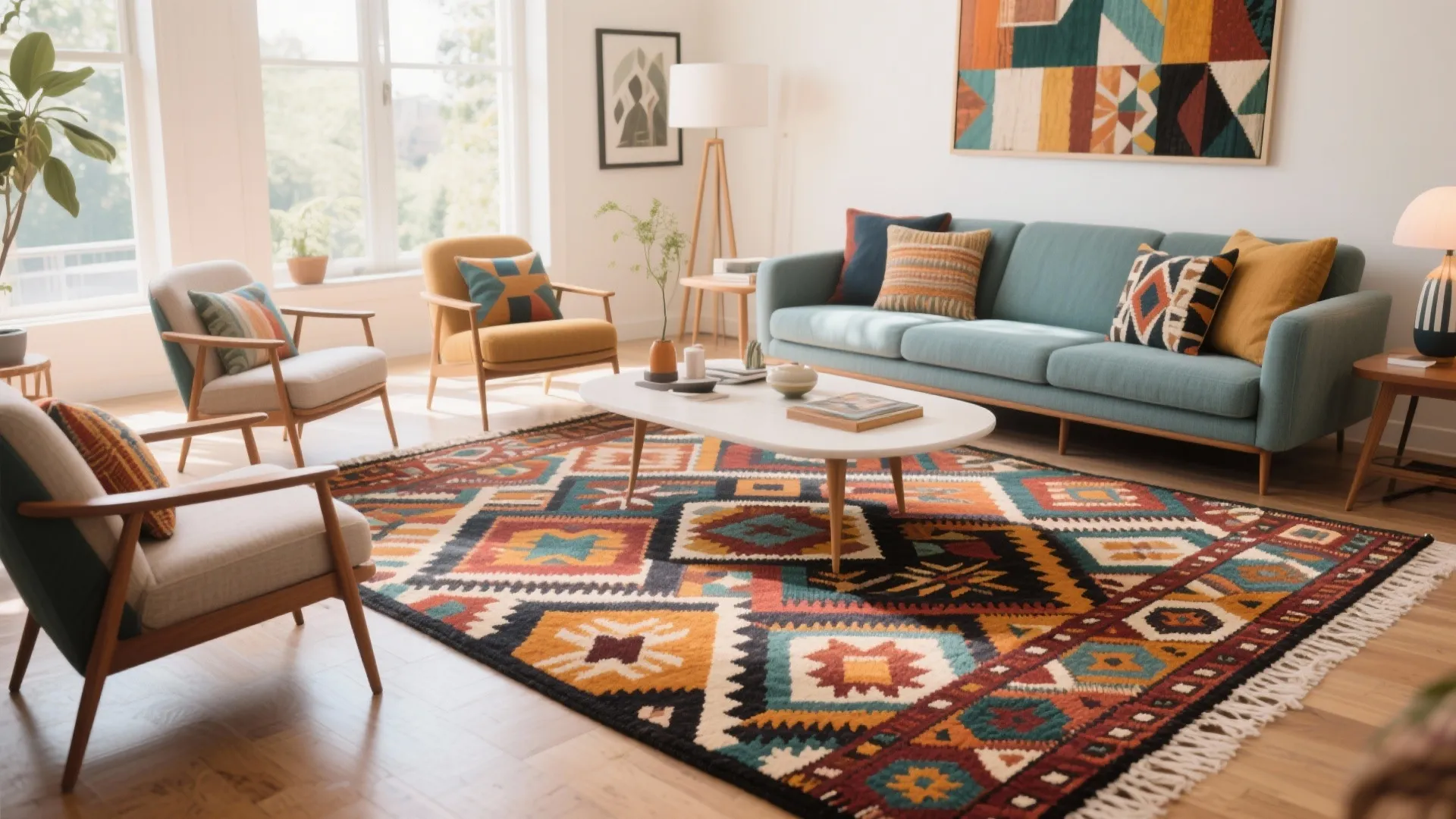 2. Bold Geometric Patterns