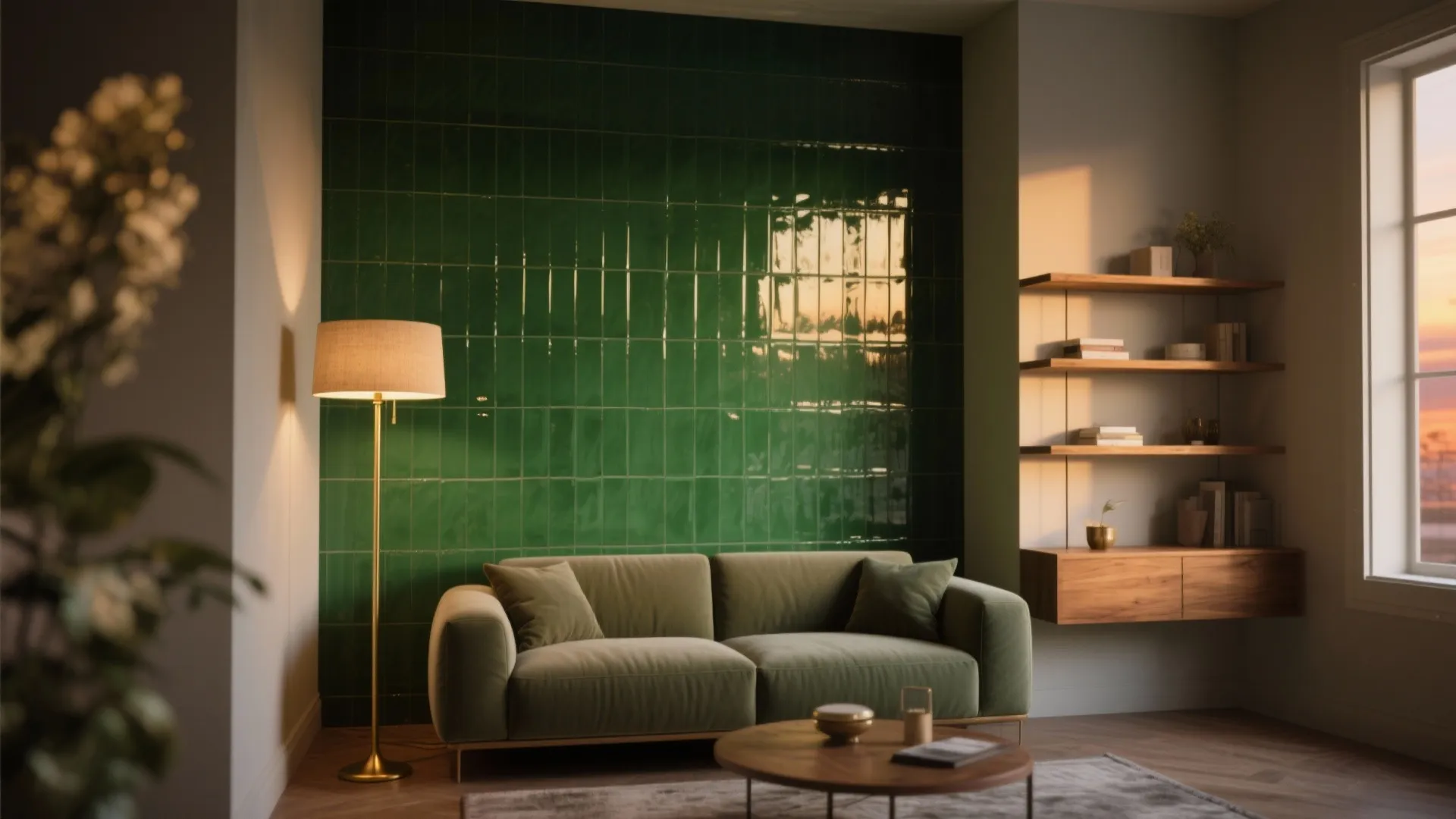 3. Full-height Bold Color