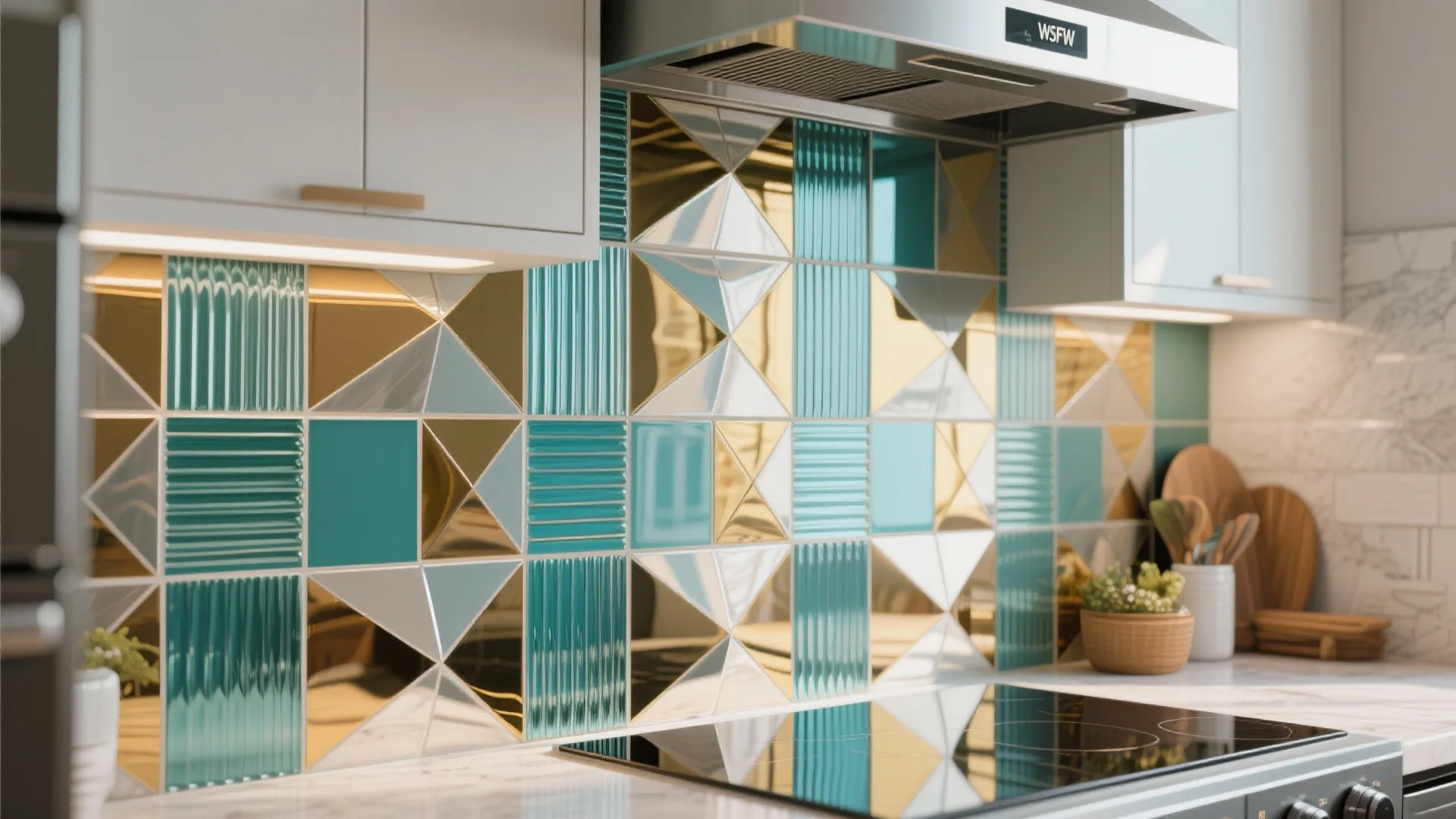 7. Bold Backsplashes