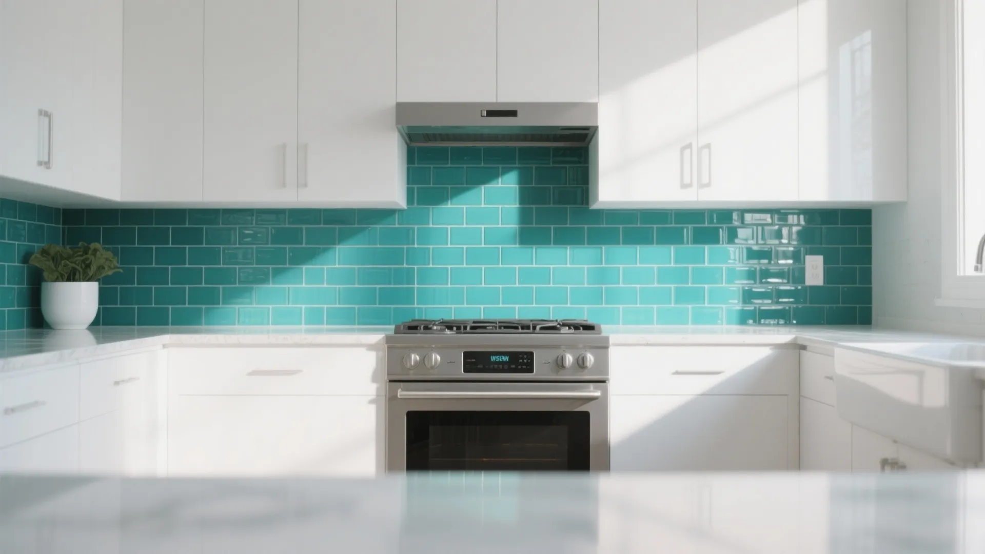 4. Bold Mosaic Accent