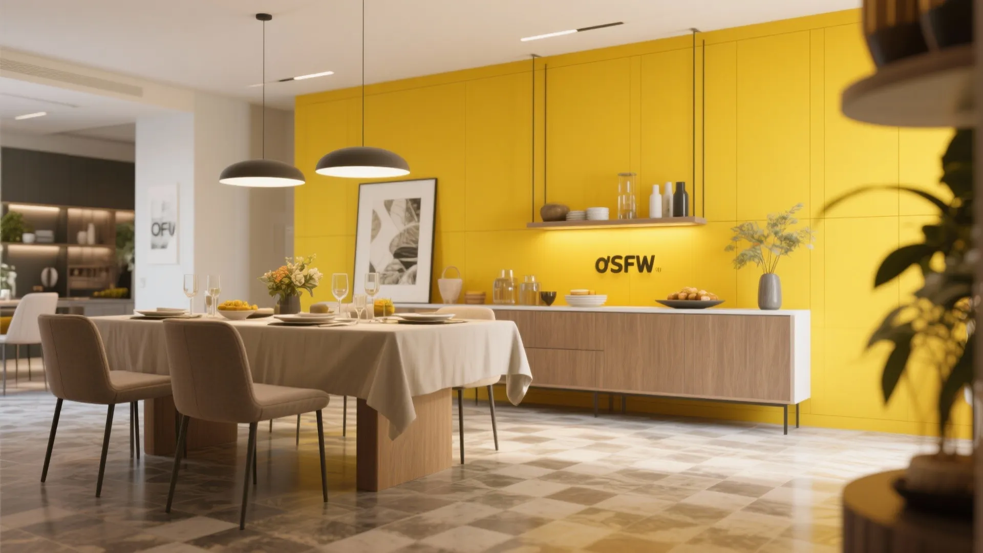 Tip 4: Bold Mustard Accent