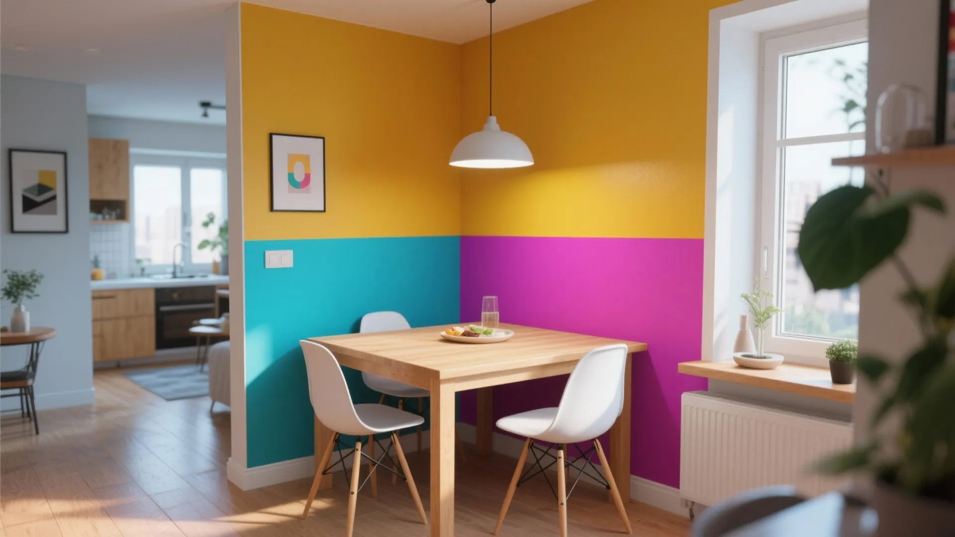 6. Bold Paint Blocks