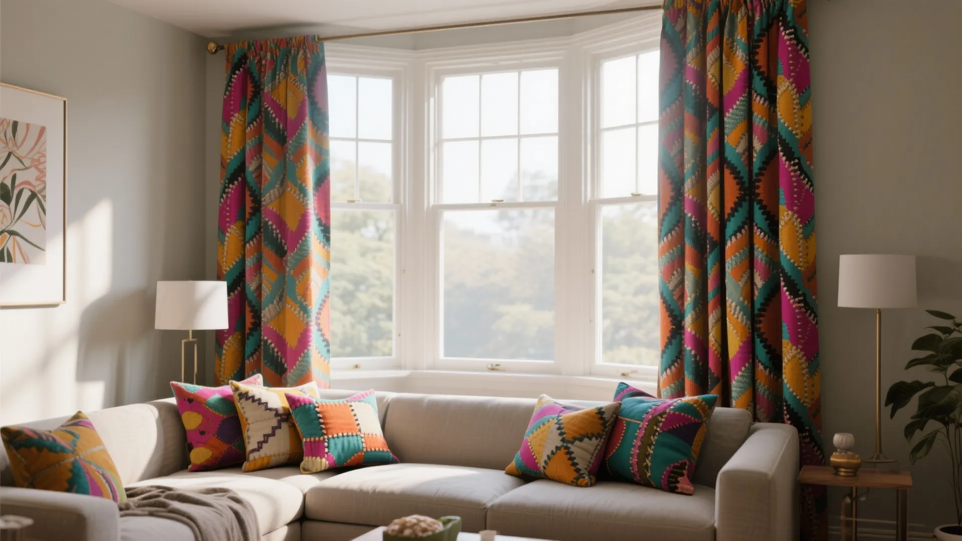 5. Bold Pattern Panels