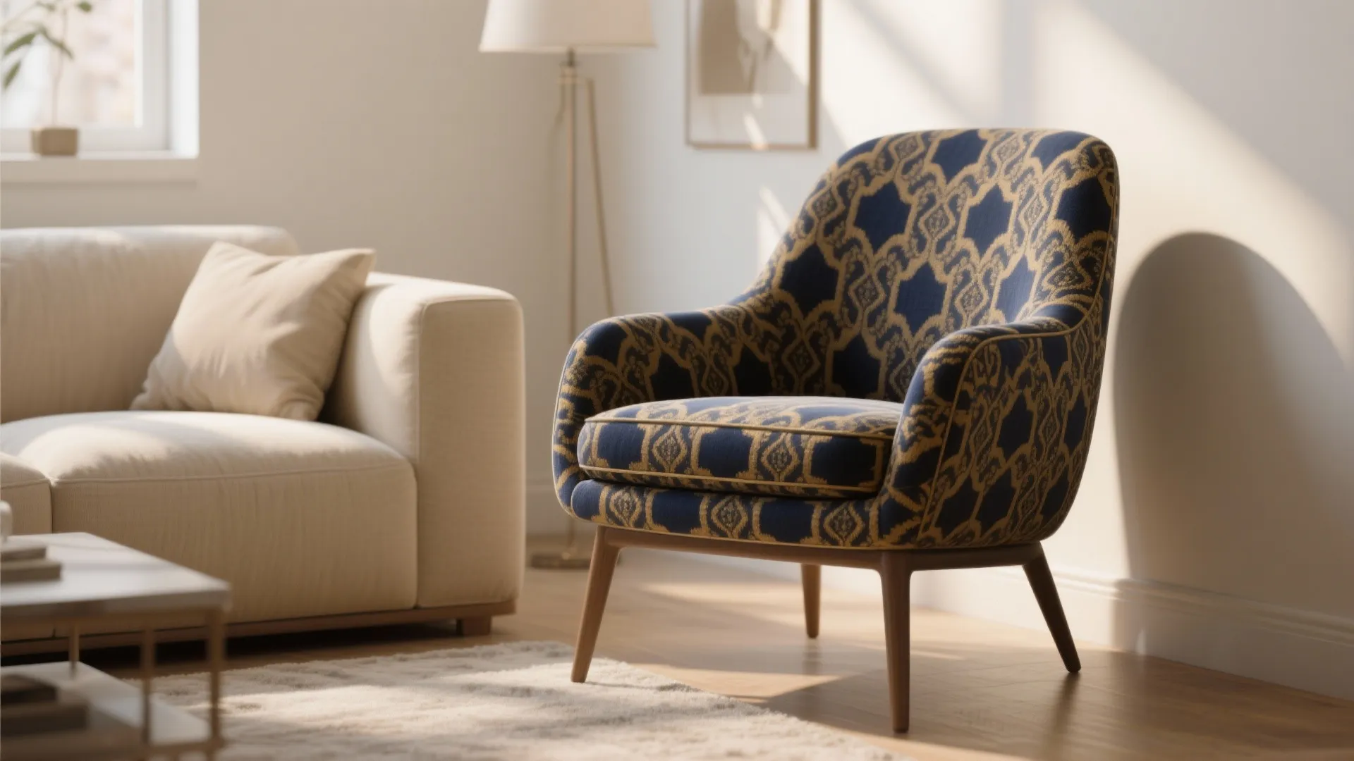 5. Bold Pattern Statement Chair