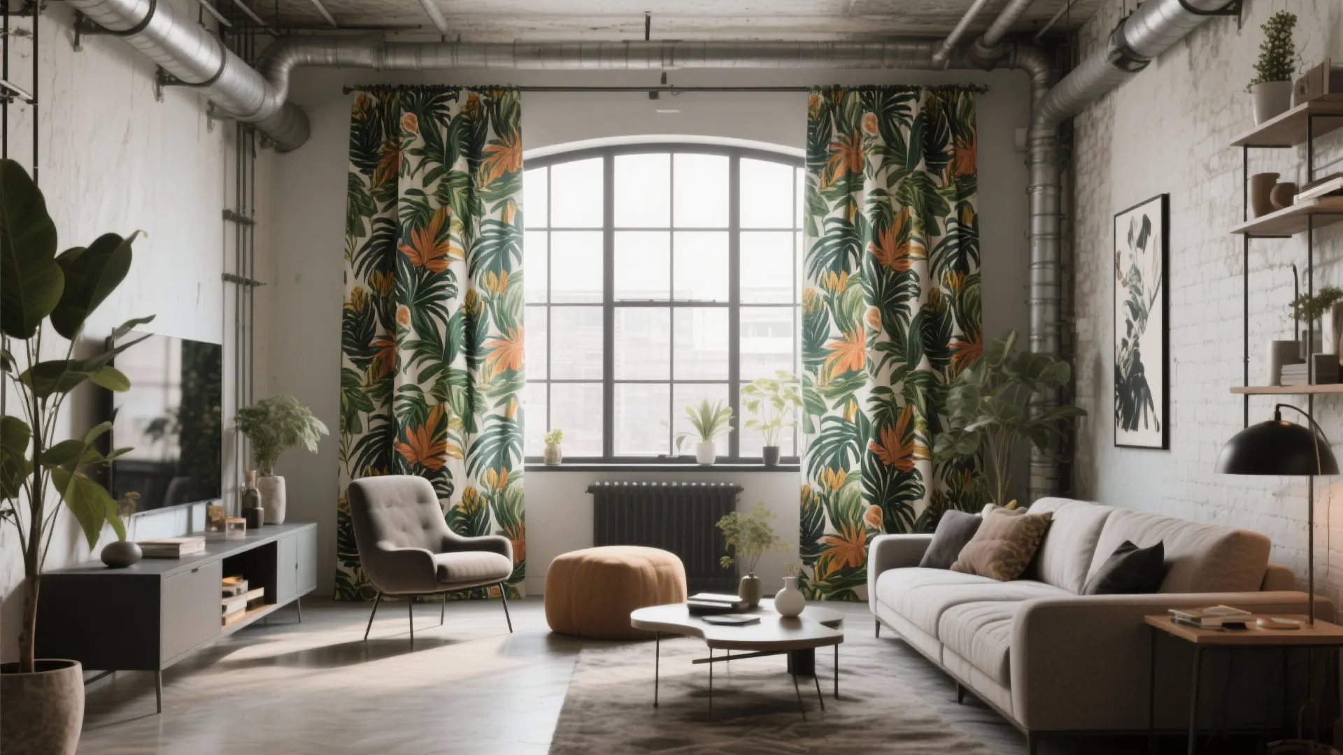 Bold Patterned Curtains