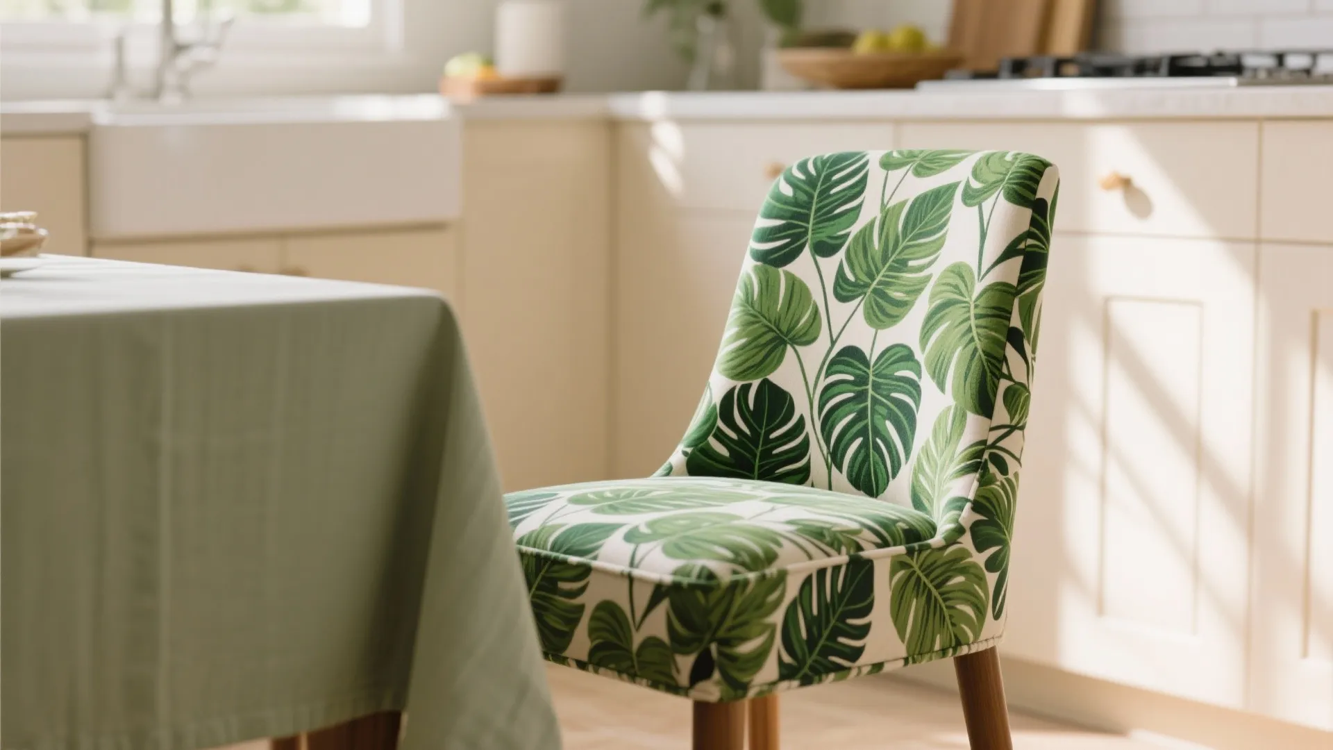 Tip 1: Bold patterned fabric