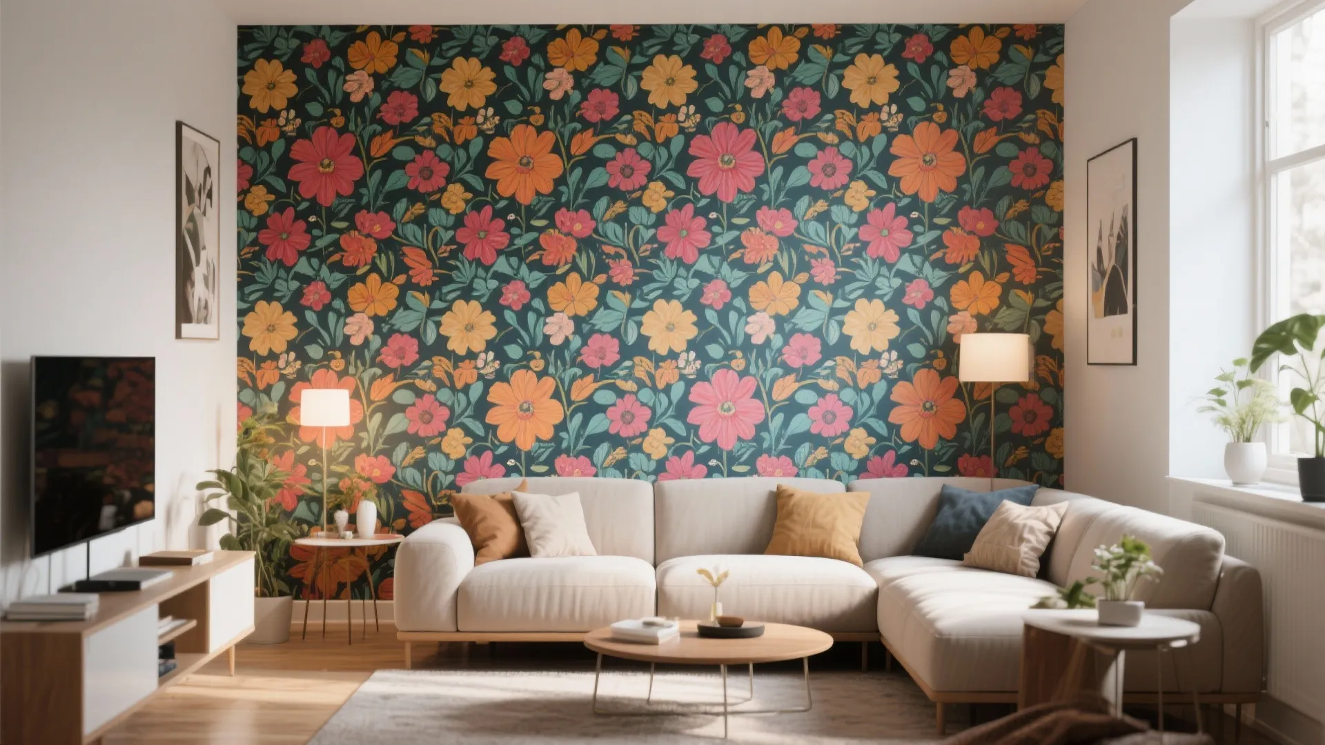 Bold Patterned Wallpaper