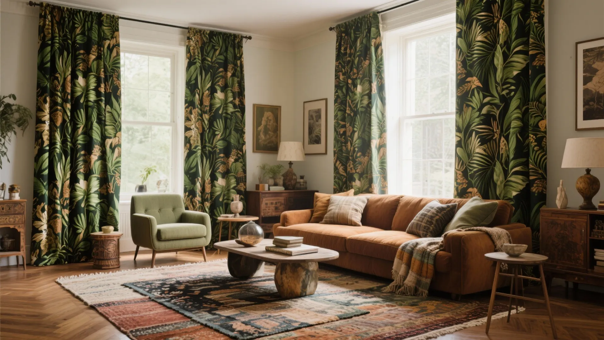 3. Bold Prints as a Focal Point