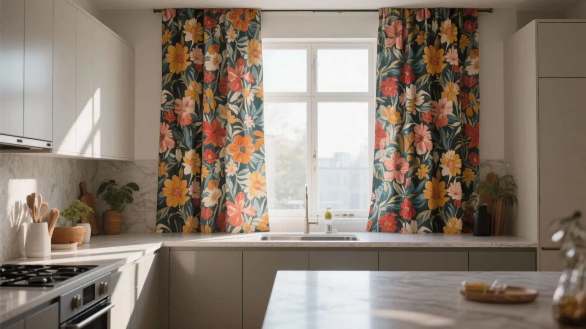 3. Bold Printed Fabrics