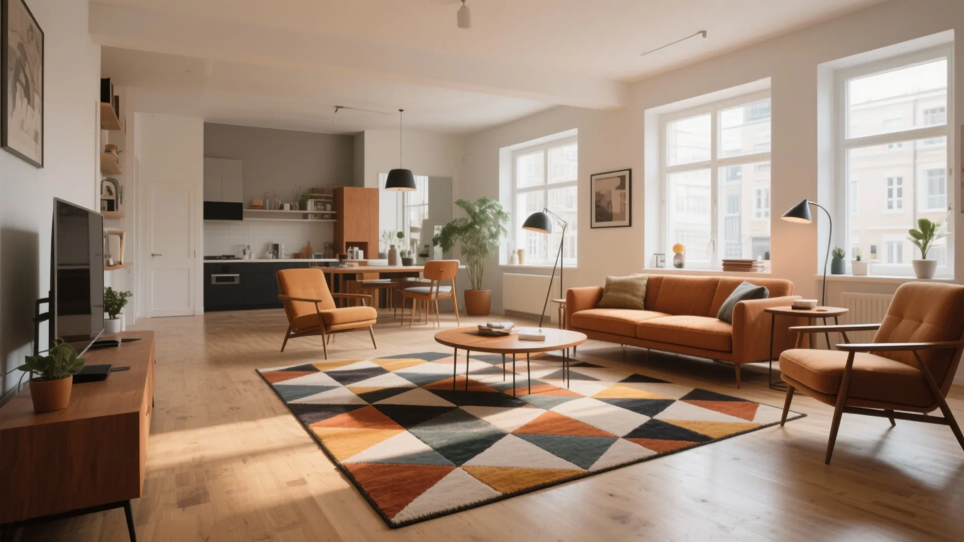 10. Bold Rugs to Define Spaces