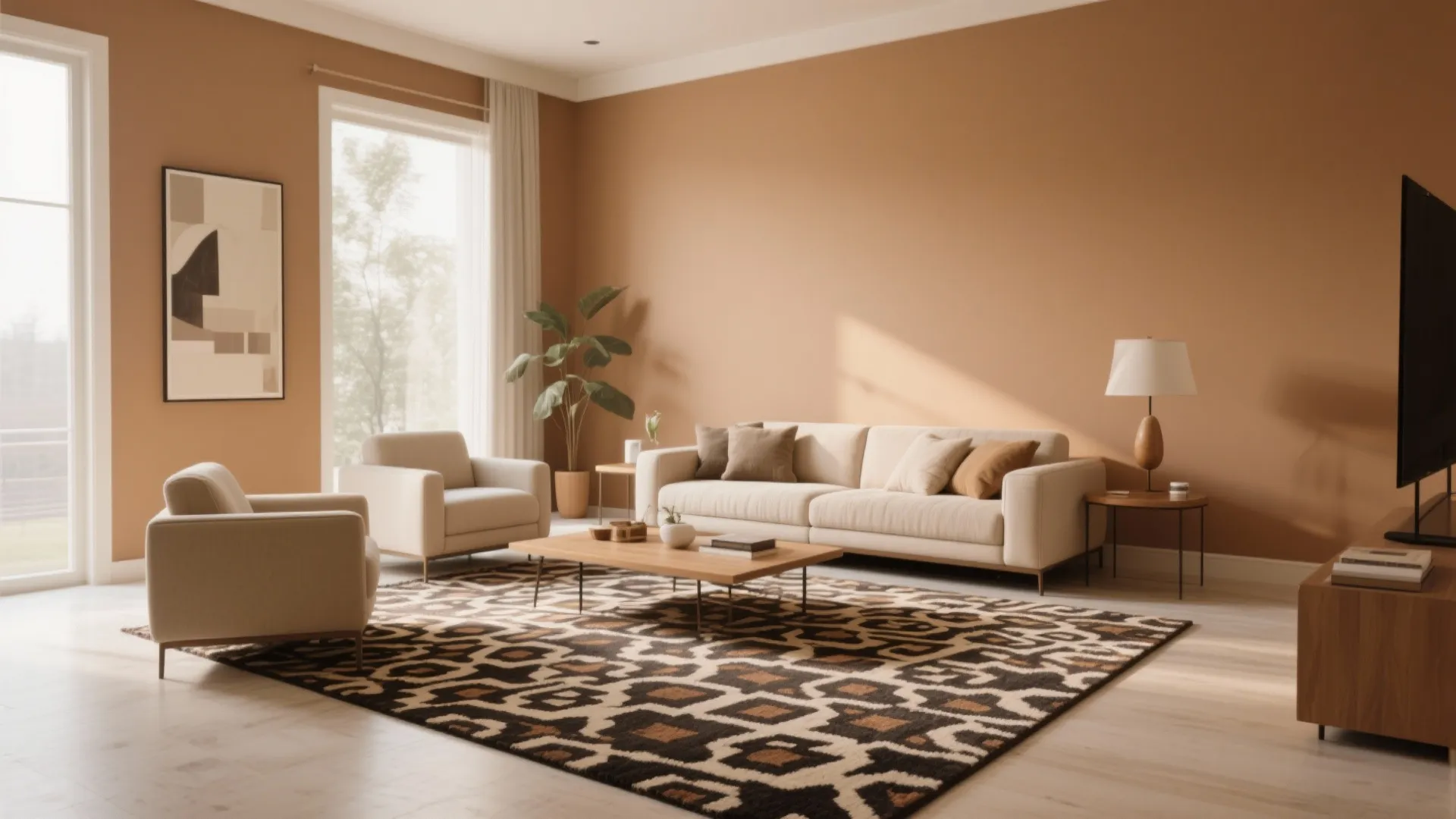 9. Area Rugs with Bold Patterns