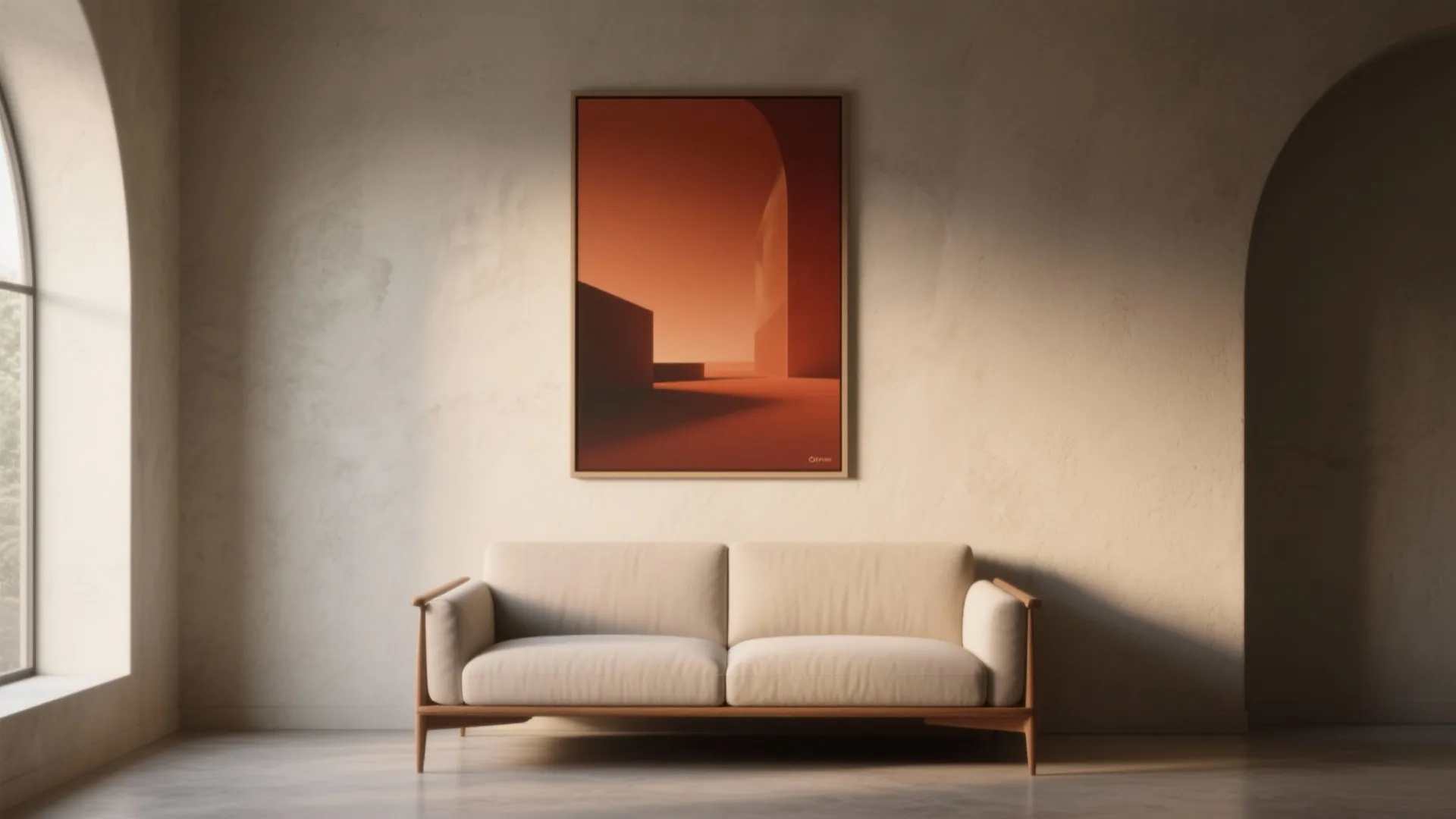 1. One Bold Statement Canvas