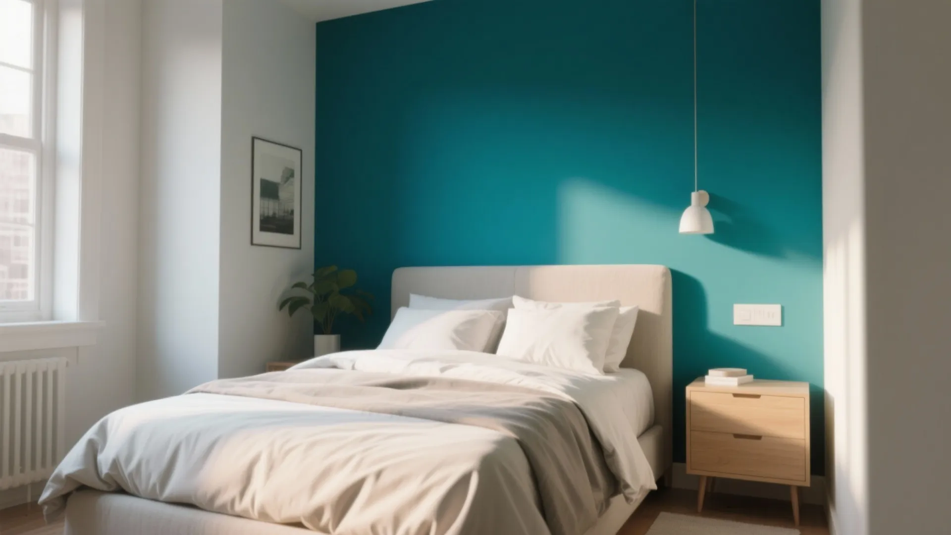 Accent Wall with Bold Paint