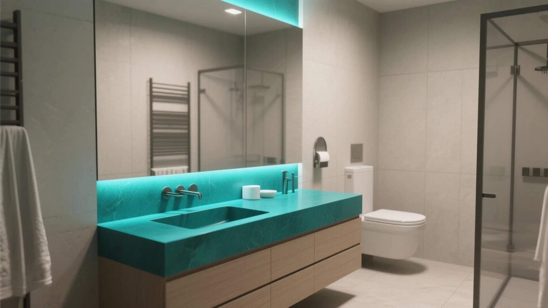 9. Solid-Surface with Bold Color