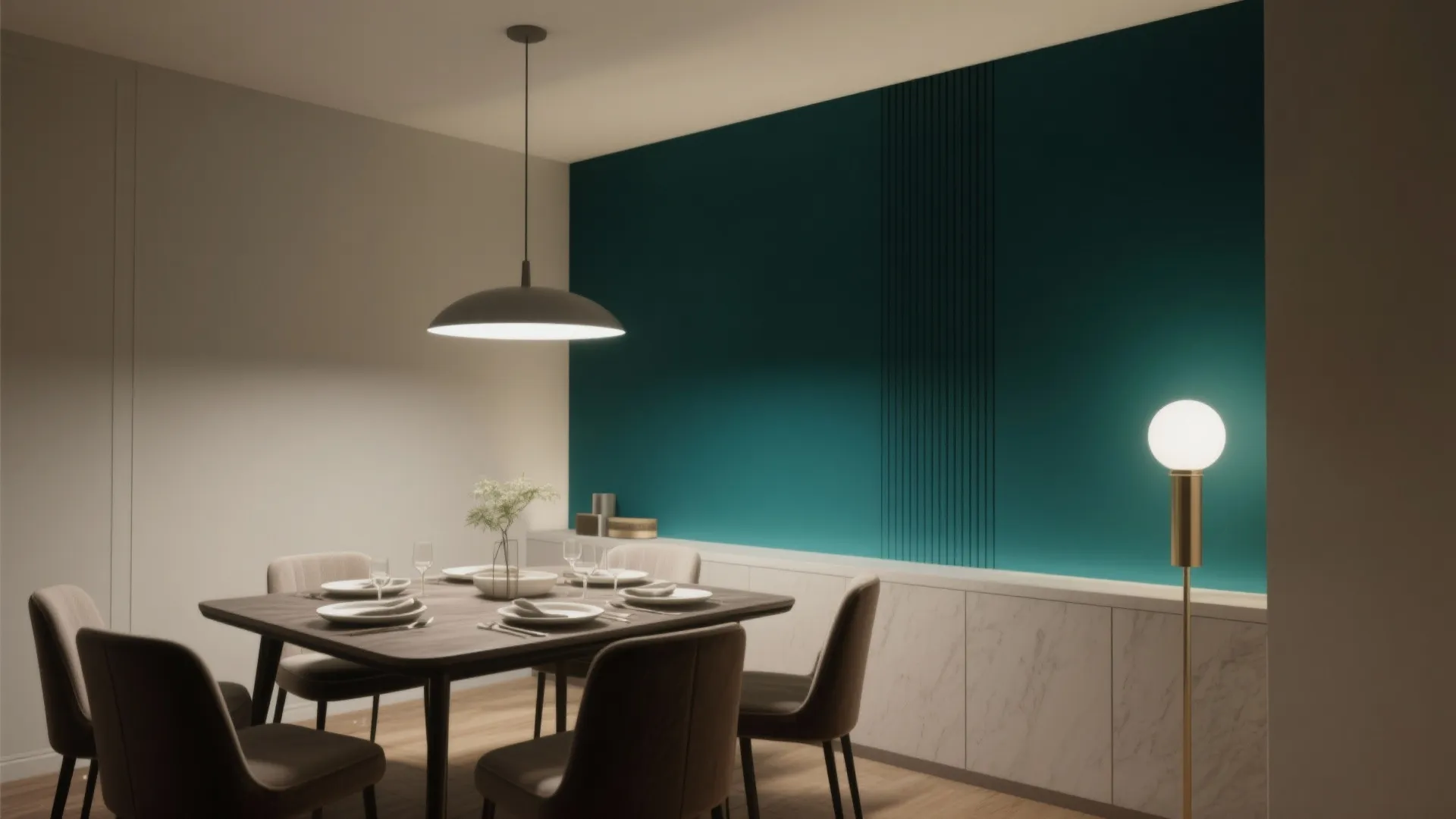 3. Bold Accent Paint or Wallpaper