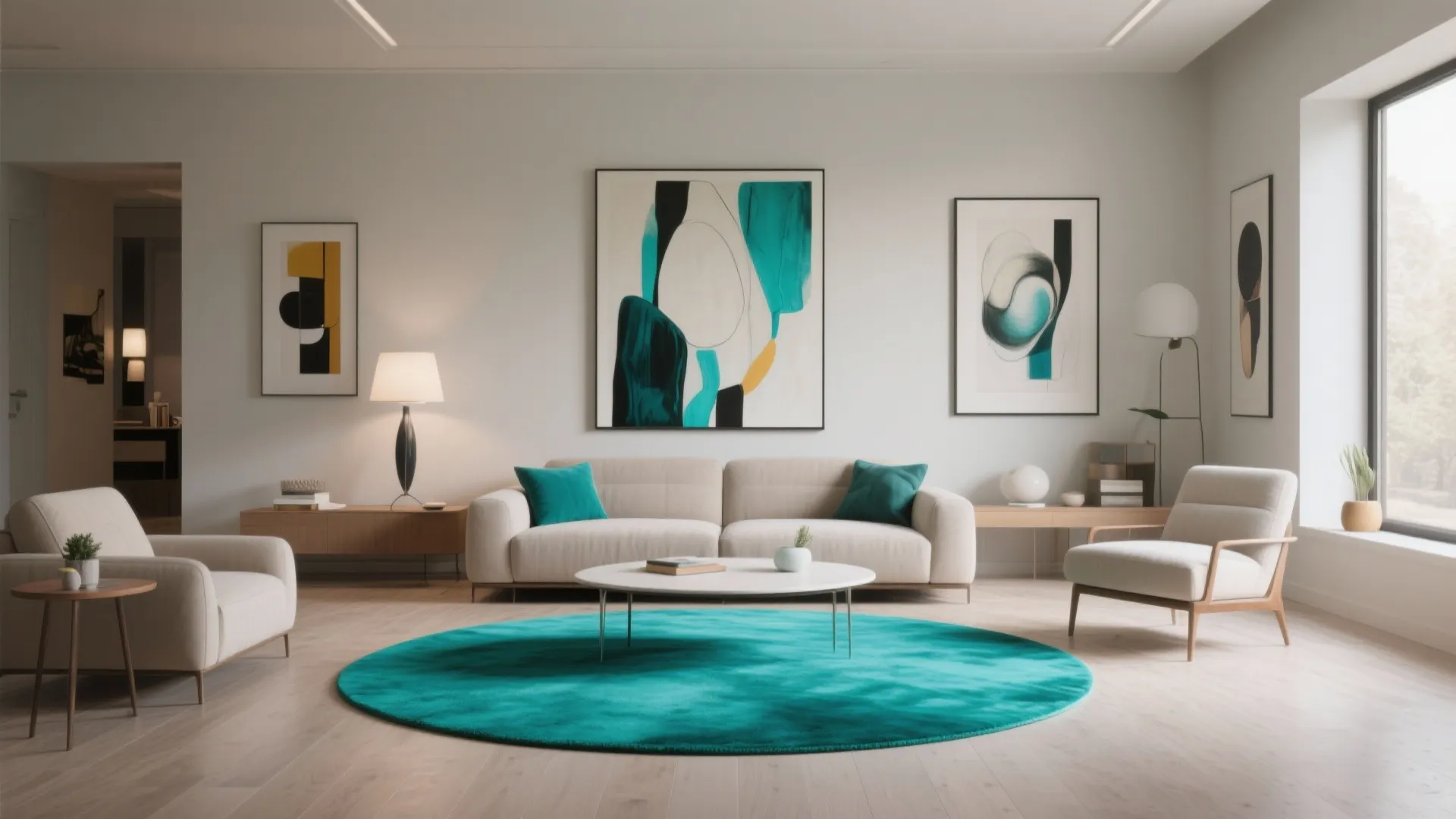 4. Pop of Bold Color