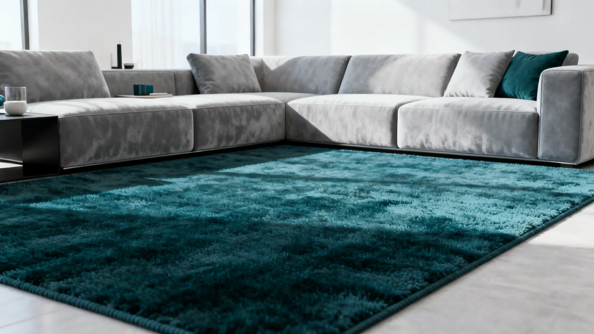 2. Bold color to anchor a modern palette