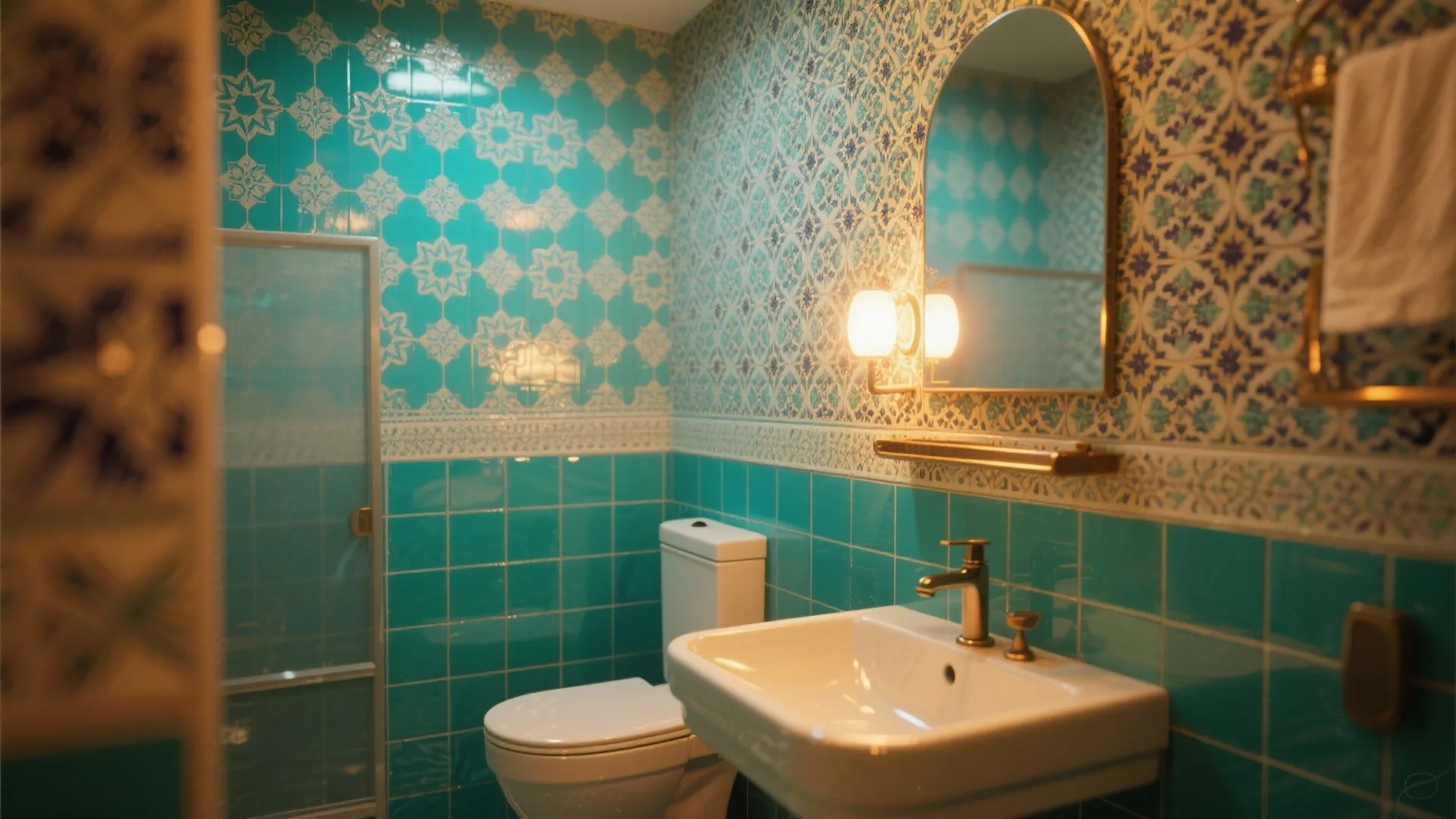 2. Bold Accent Tile