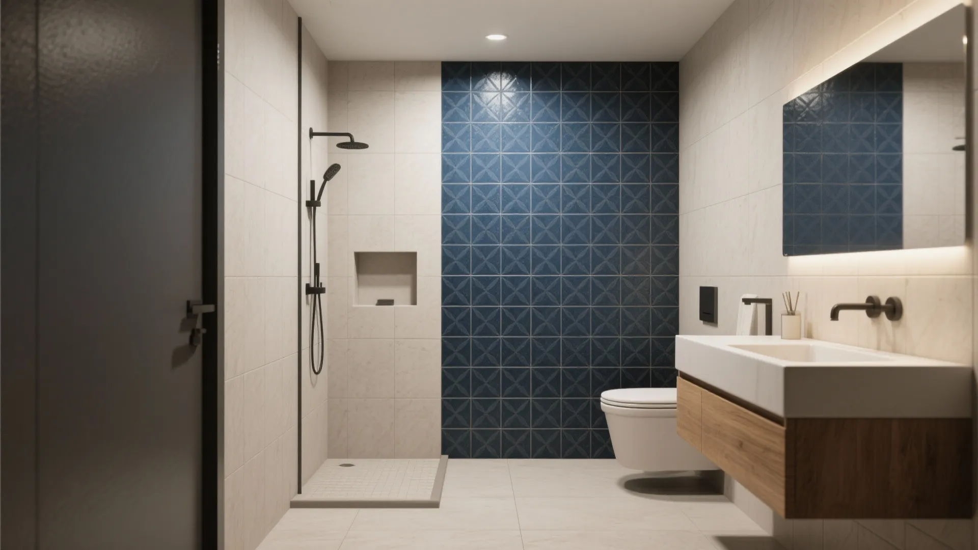 3. Bold tiles, tiny footprint