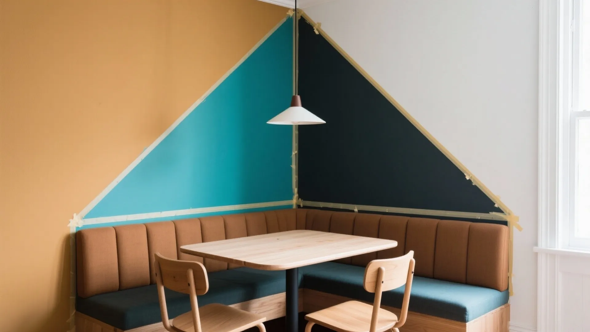Bold Triangles with Mid-Century Vibes