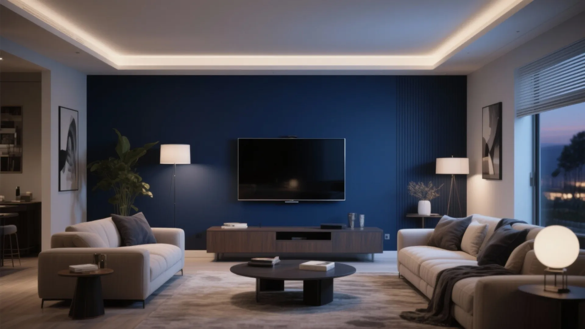 Tip 3: Bold Color Accent Wall