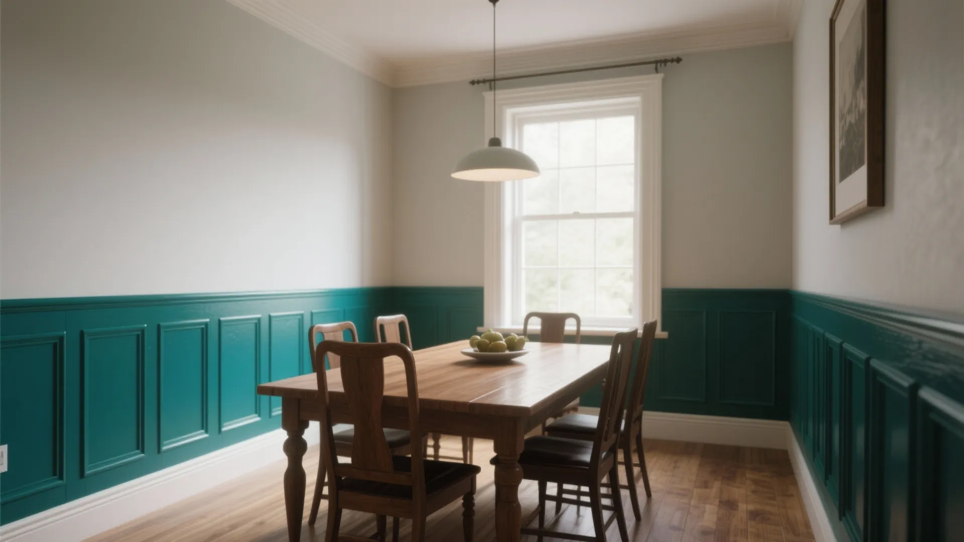 1. Classic Wainscoting with a Twist