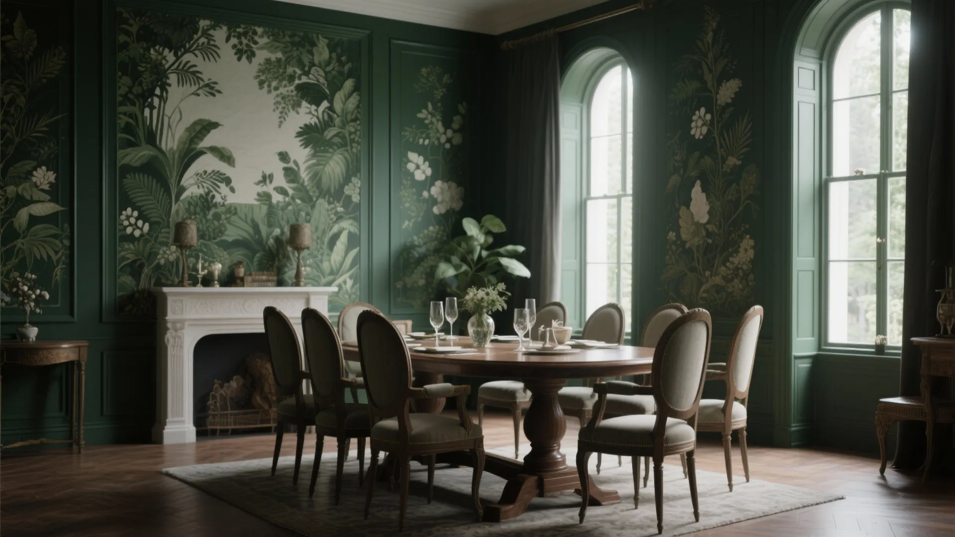 2. Bold Wall Treatments