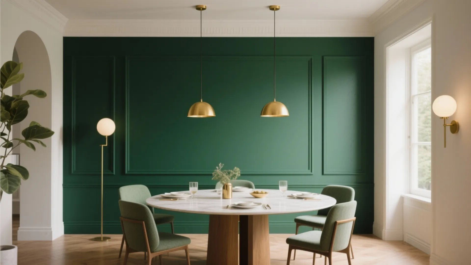 7. Bold Paint or Wallpaper