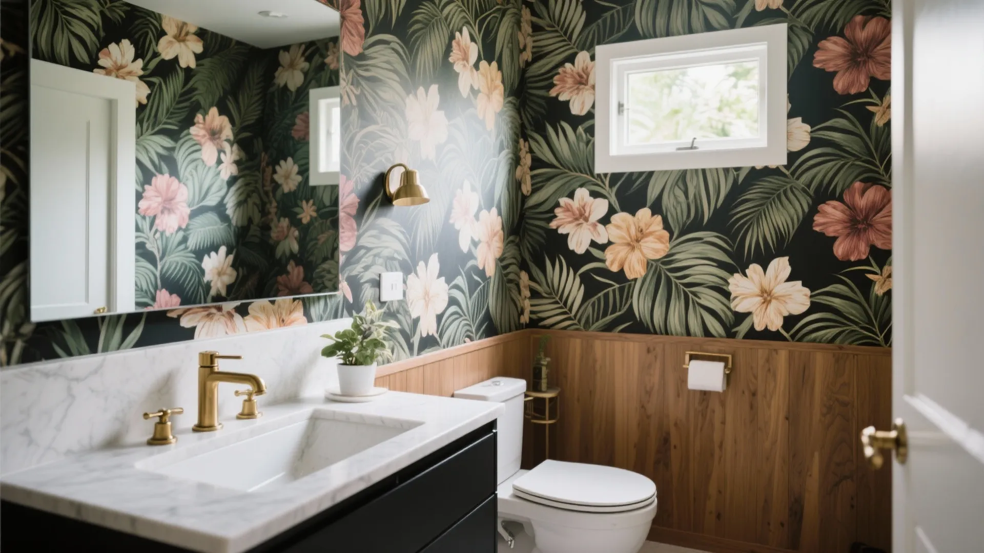 1. Go Dramatic with Wallpaper