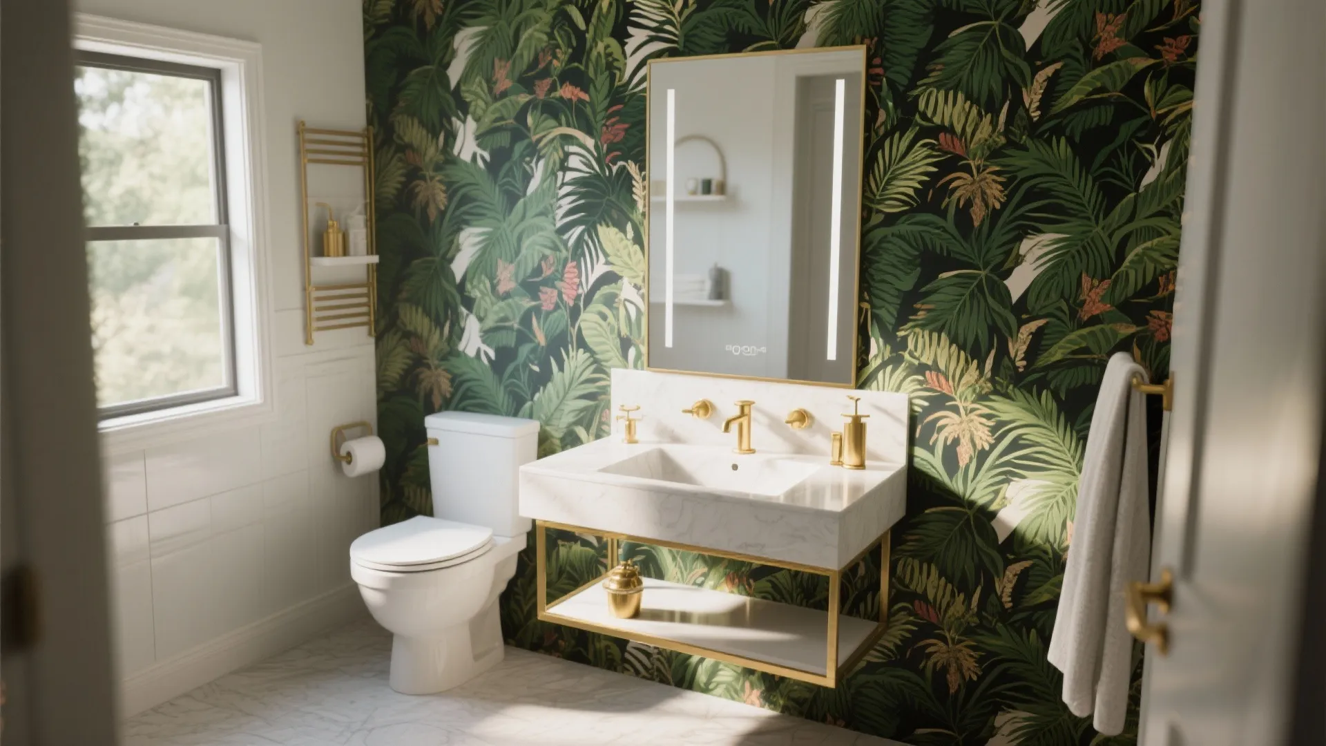 1. Bold Wallpaper Drama