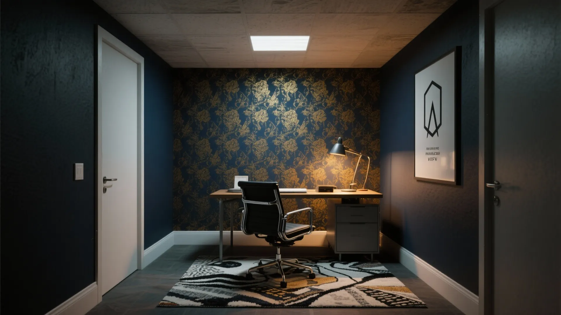 7. Go for Bold Paint or Wallpaper