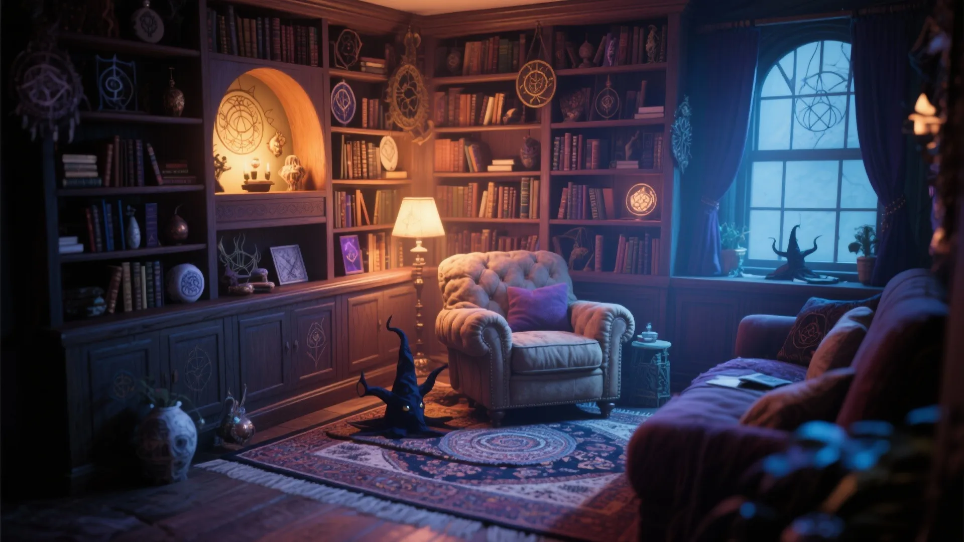 8. Book Nooks and Mystical Libraries
