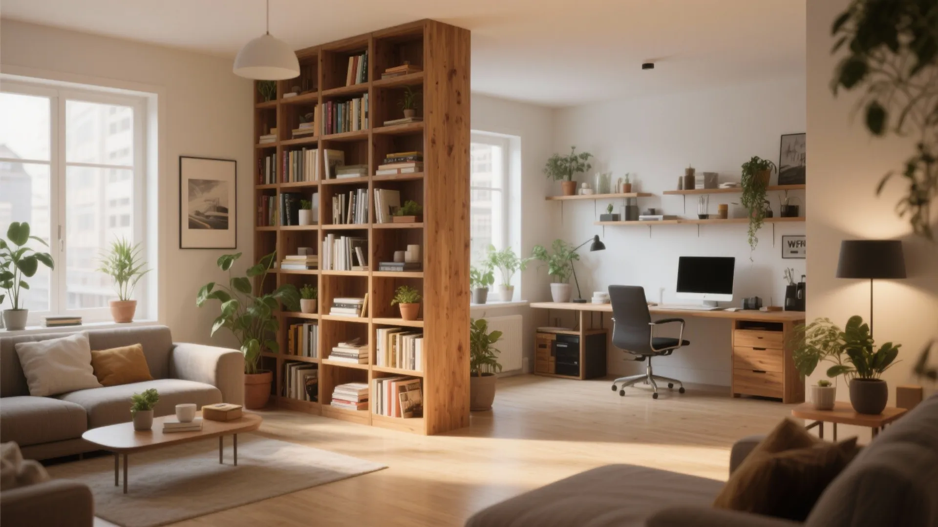 5. Bookcase as Divider