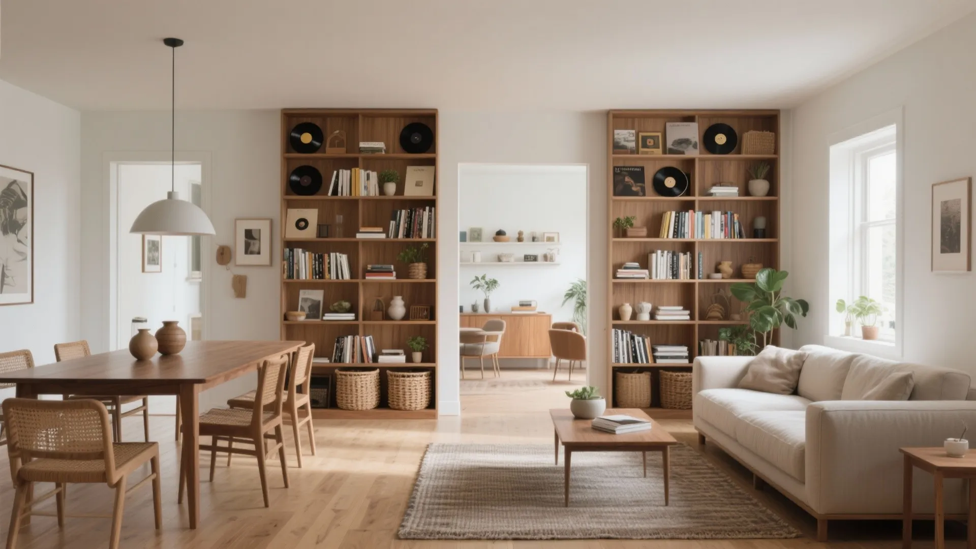 Open Shelving and Bookcase Dividers