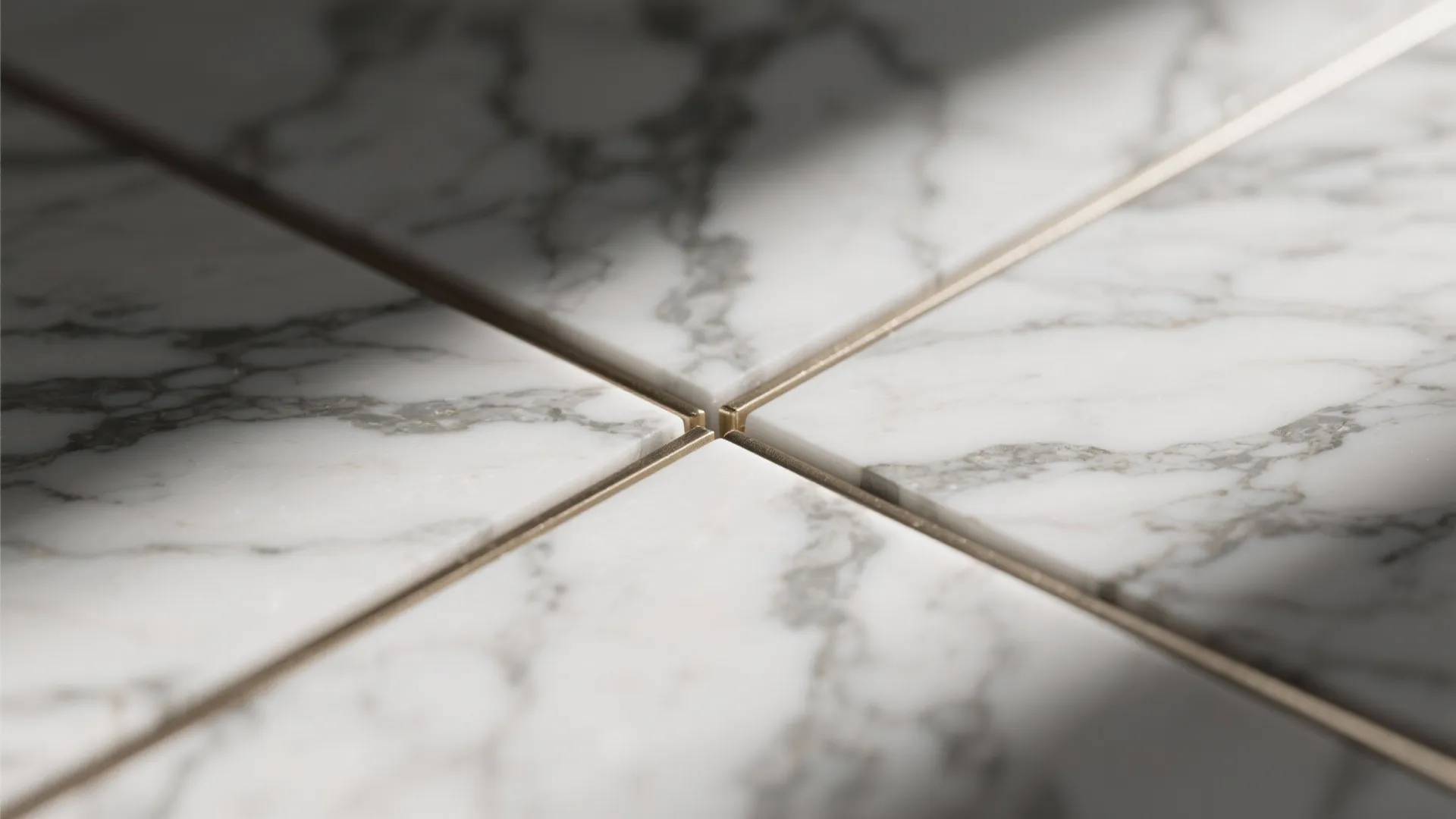 Bookmatched marble feature wall as the focal point