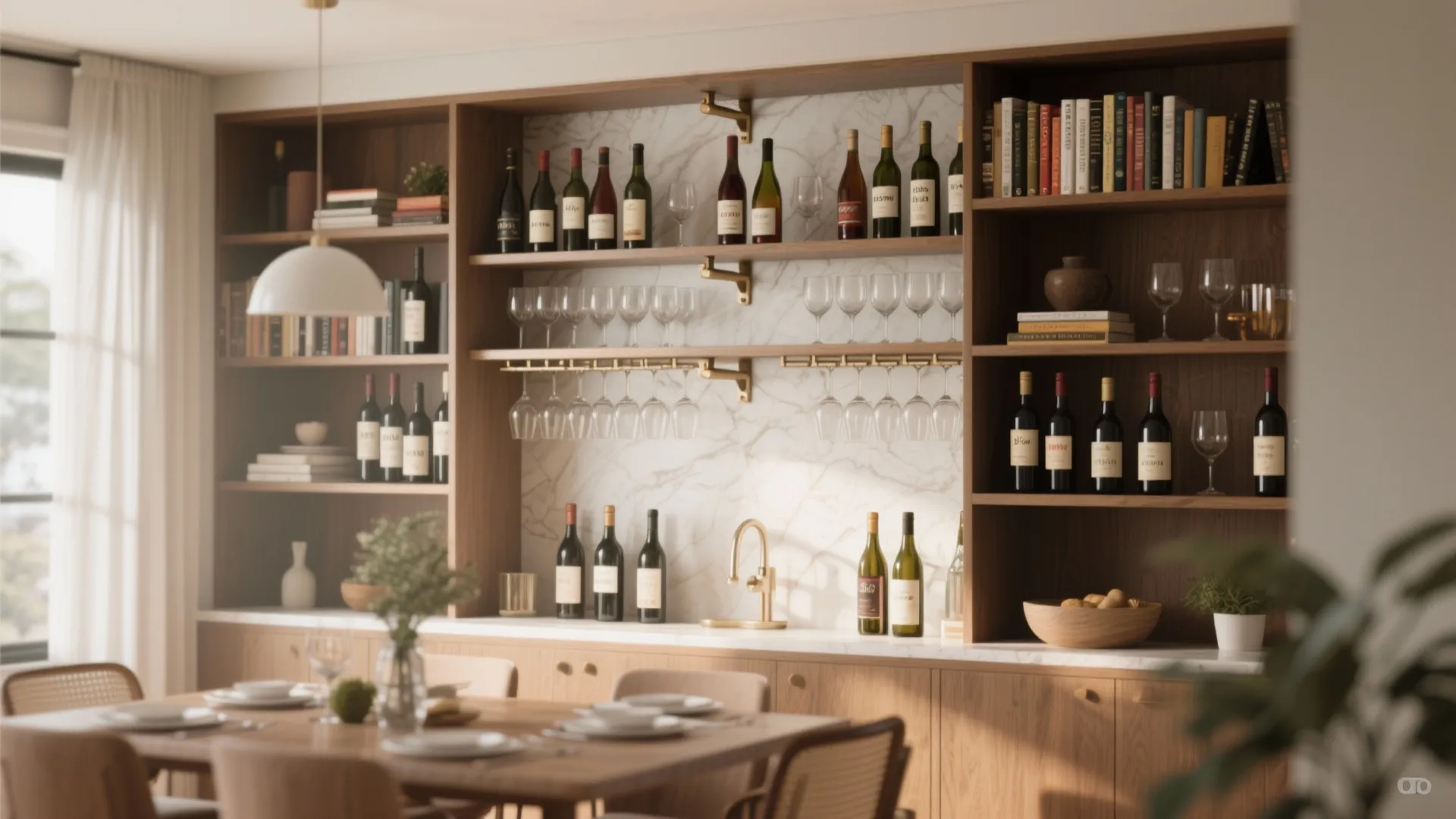 6. Bookshelf to Bar Transformation