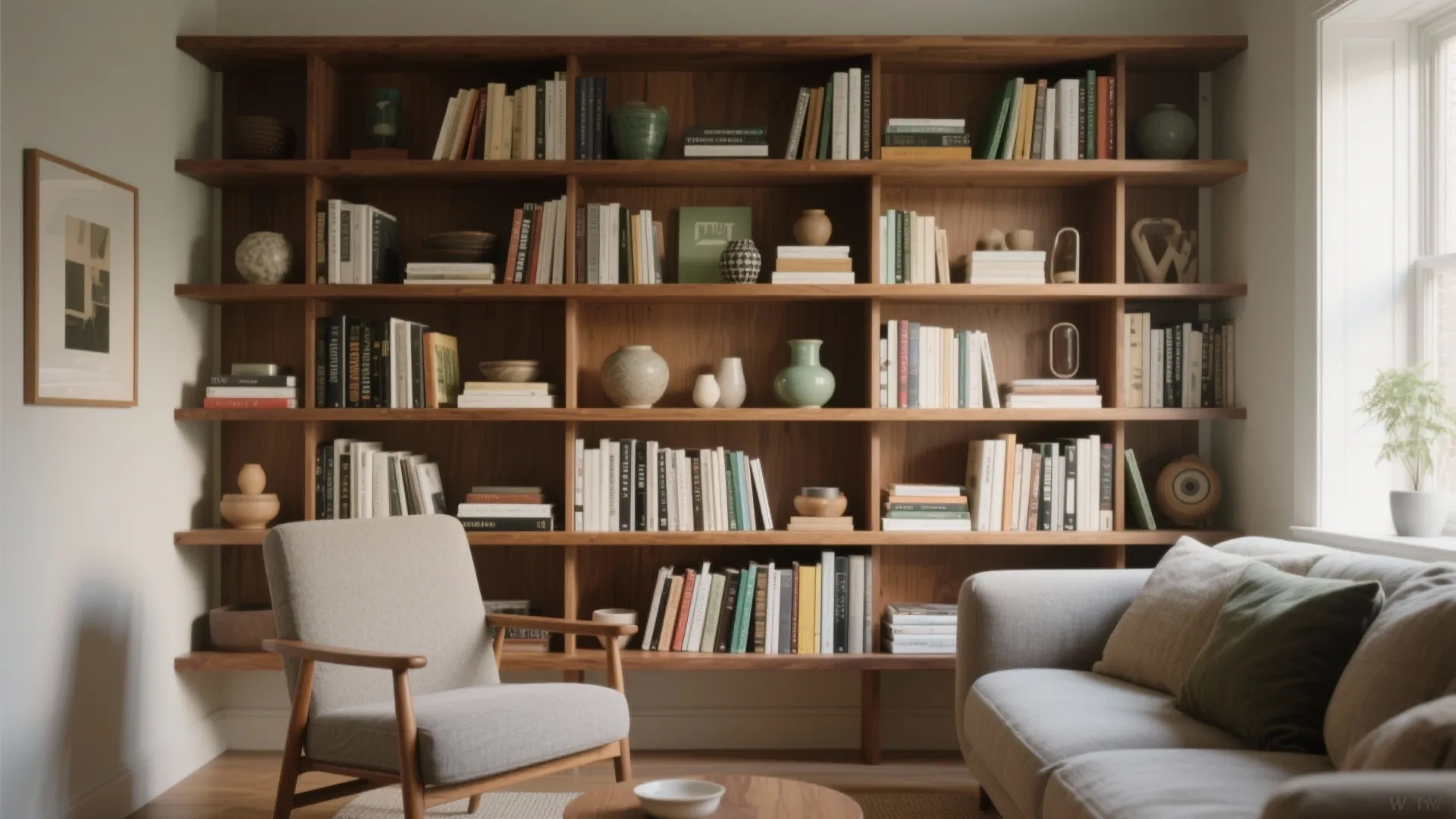 Bookshelf Diffusion Behind You