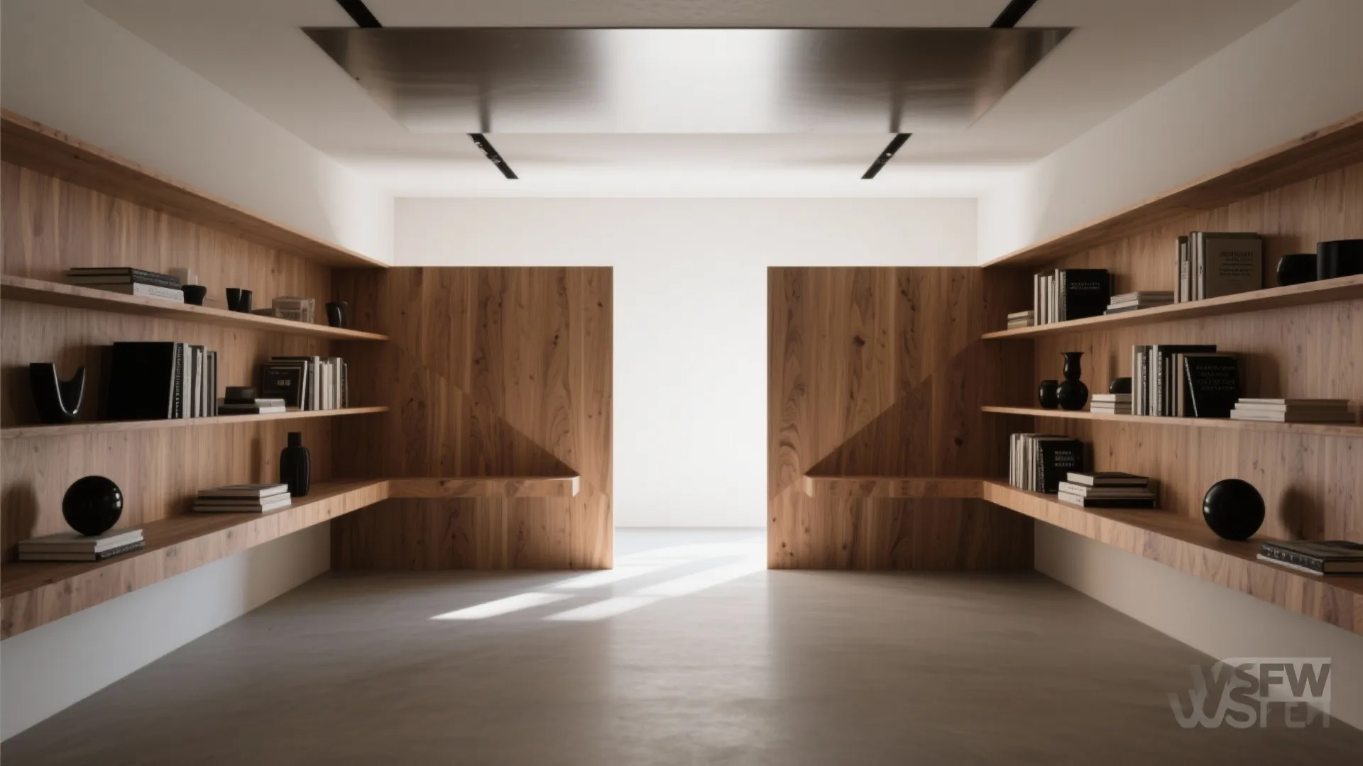 Idea 2: Double-sided bookshelf divider