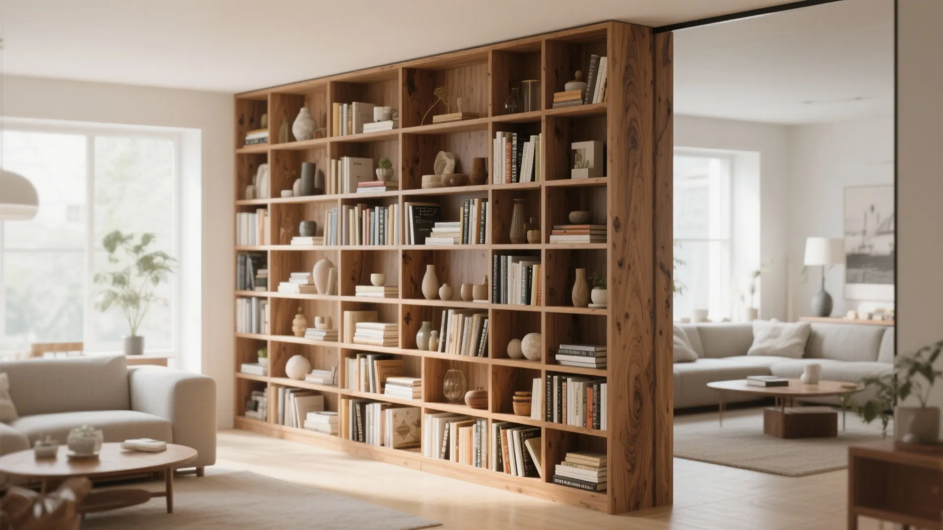 Tip 1: Bookshelf Divider