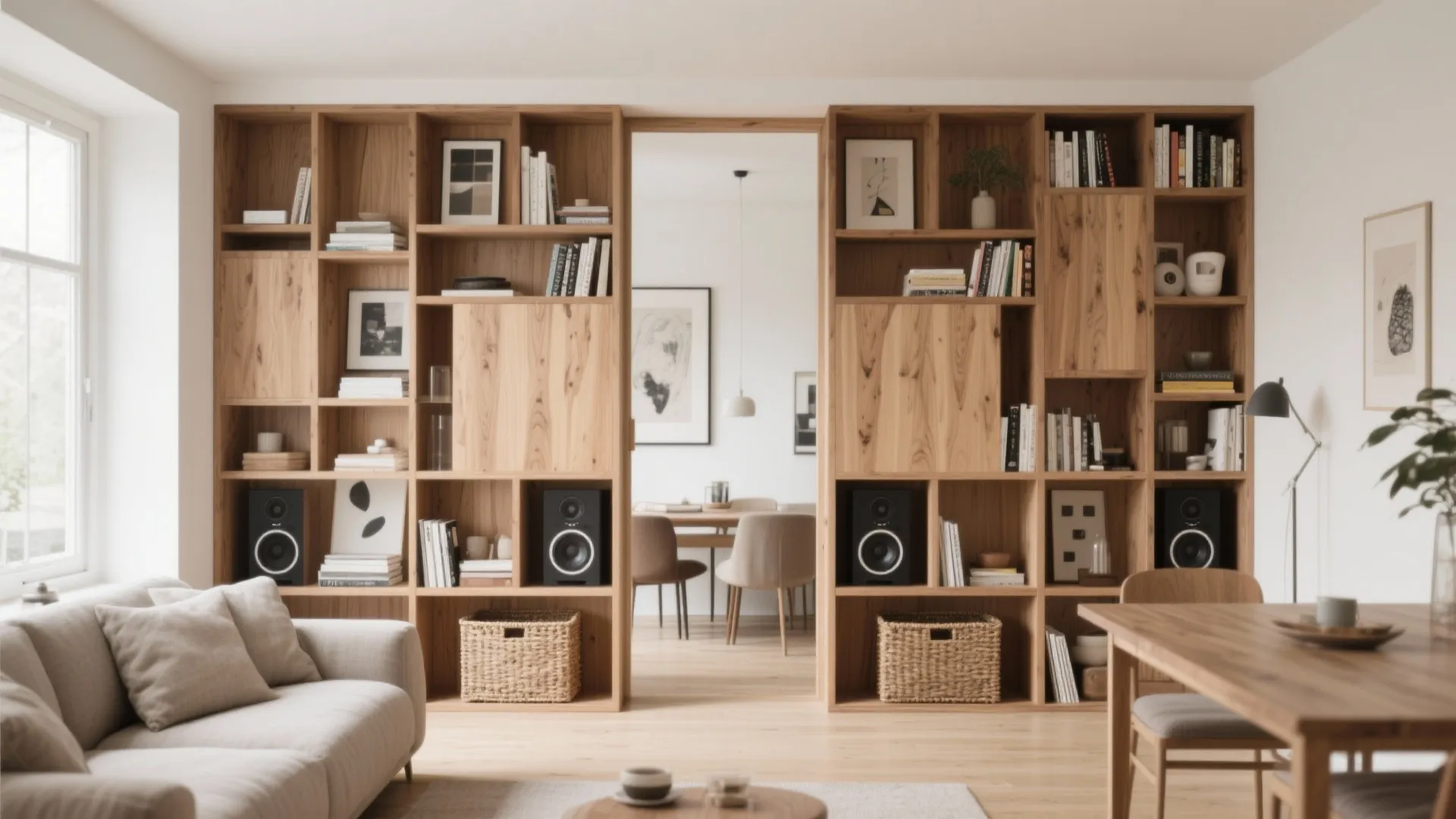 Open Bookshelf Divider (Double-Sided)