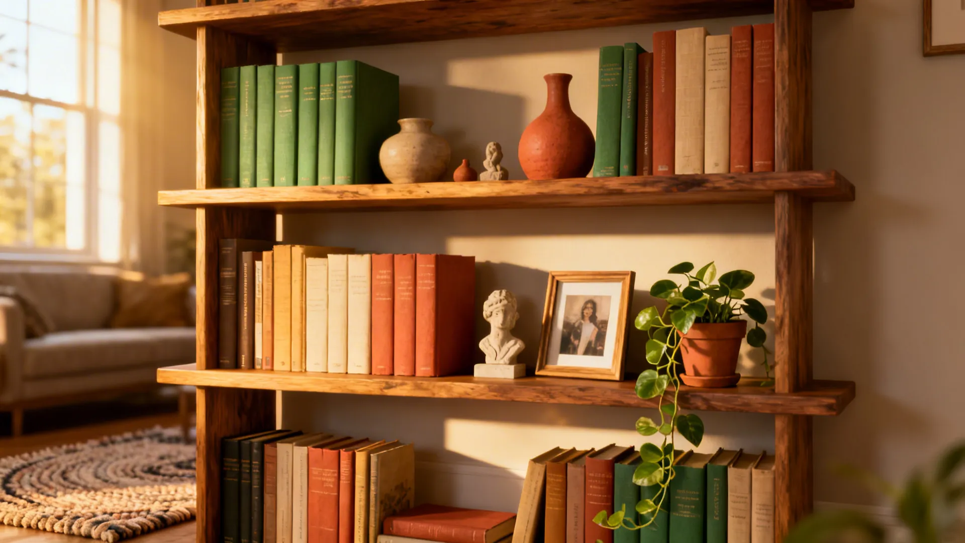 5 Living Room Bookshelf Decor Ideas